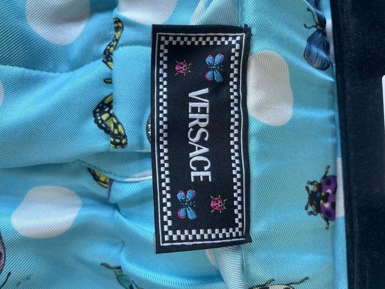 Versace Versace Butterfly ladybug print wide-leg pants Size 39" - 4 Thumbnail