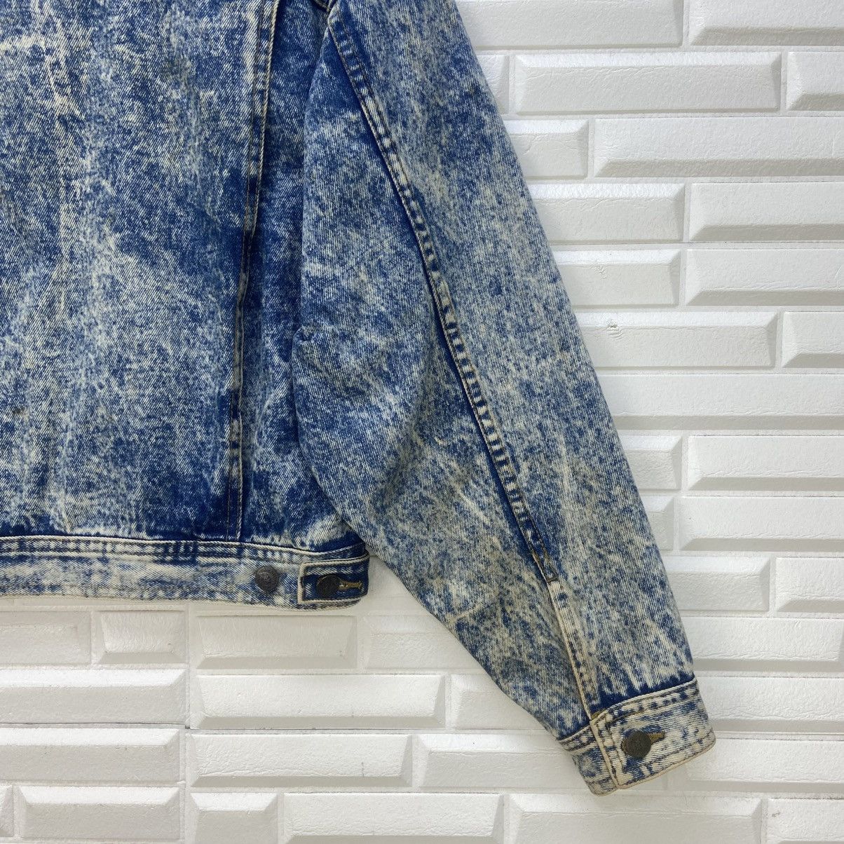 Japanese Brand Vtg Gleeman Japanese Brand Acid Wash Retro Trucker Jacket Size US M / EU 48-50 / 2 - 15 Thumbnail