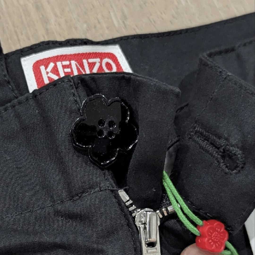Kenzo KENZO Chino Cargo Workwear Shorts Black 54 US 38 Size US 38 / EU 54 - 5 Thumbnail