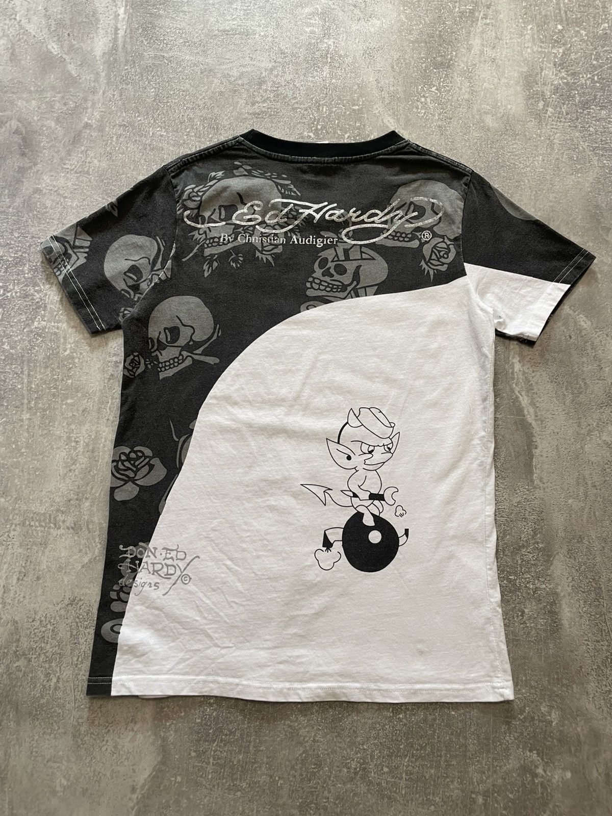 Christian Audigier × Ed Hardy Vintage Ed Hardy Skulls T-Shirt Y2K Size US M / EU 48-50 / 2 - 11 Thumbnail