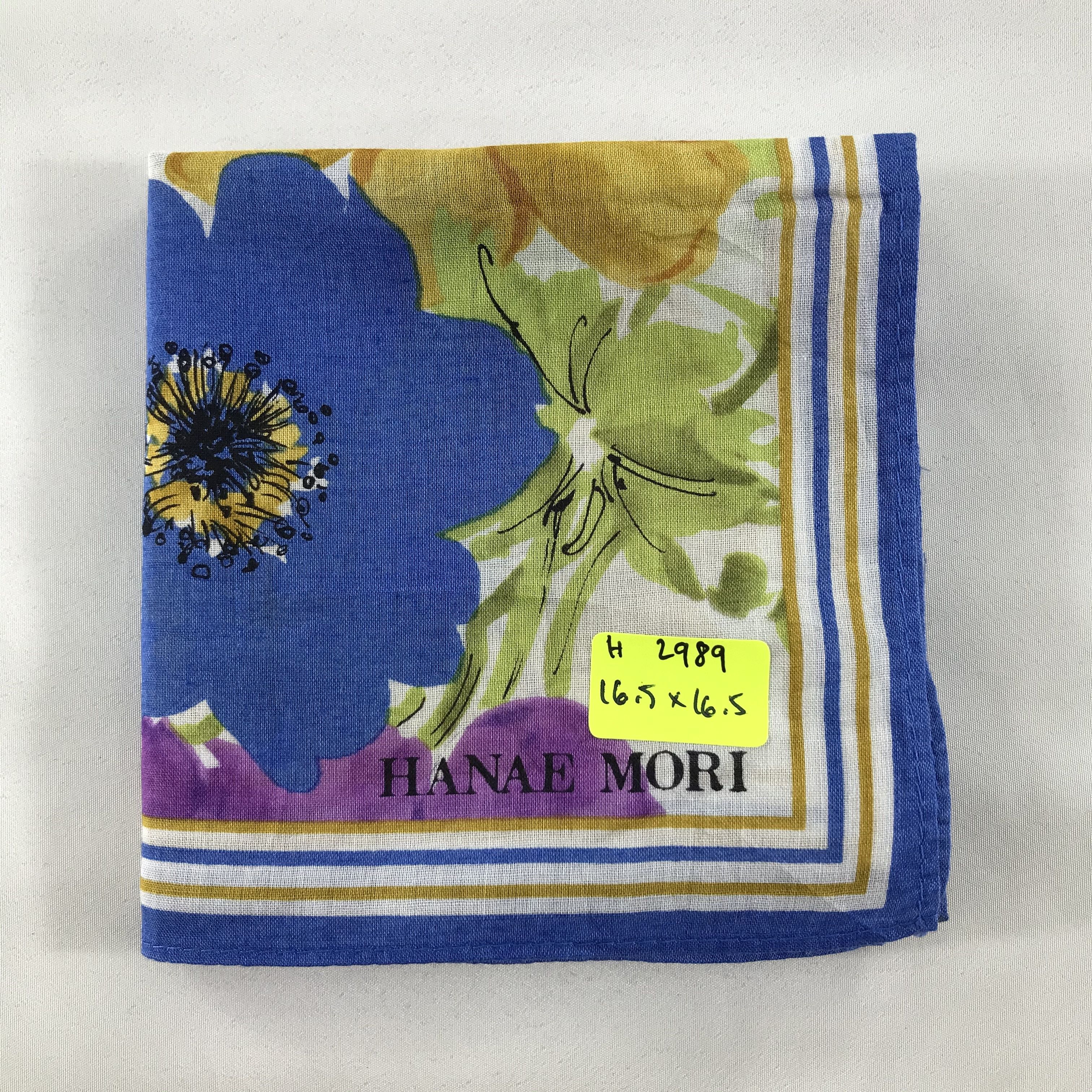 Hanae Mori × Vintage Hanae Mori Bandana/ Handkerchief / Neckerchief Size ONE SIZE - 5 Thumbnail