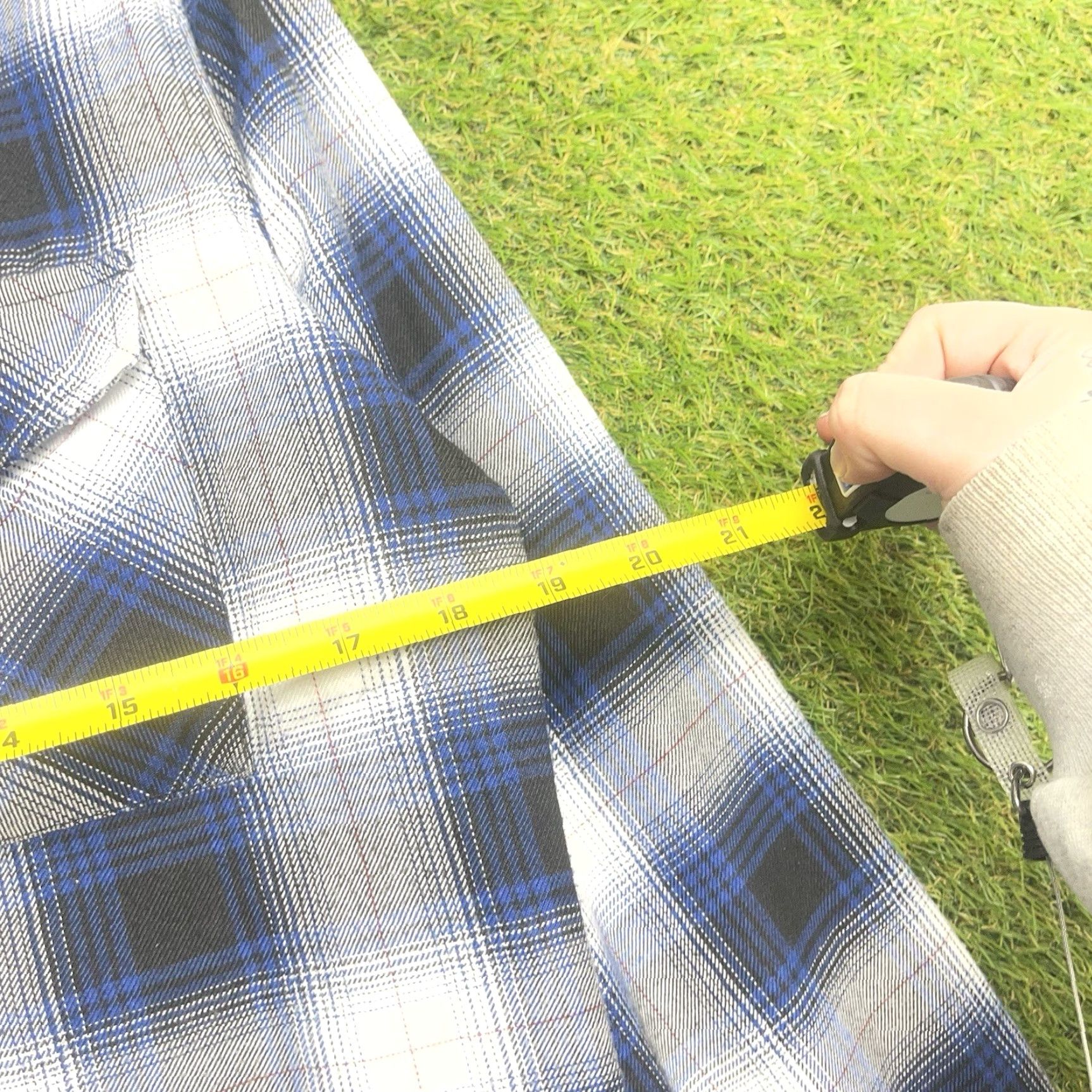 Vintage Dixxon Shirt Mens L Long Sleeve Plaid Button-Down Collared Blue White Flannel The Deadeye Size US L / EU 52-54 / 3 - 3 Thumbnail