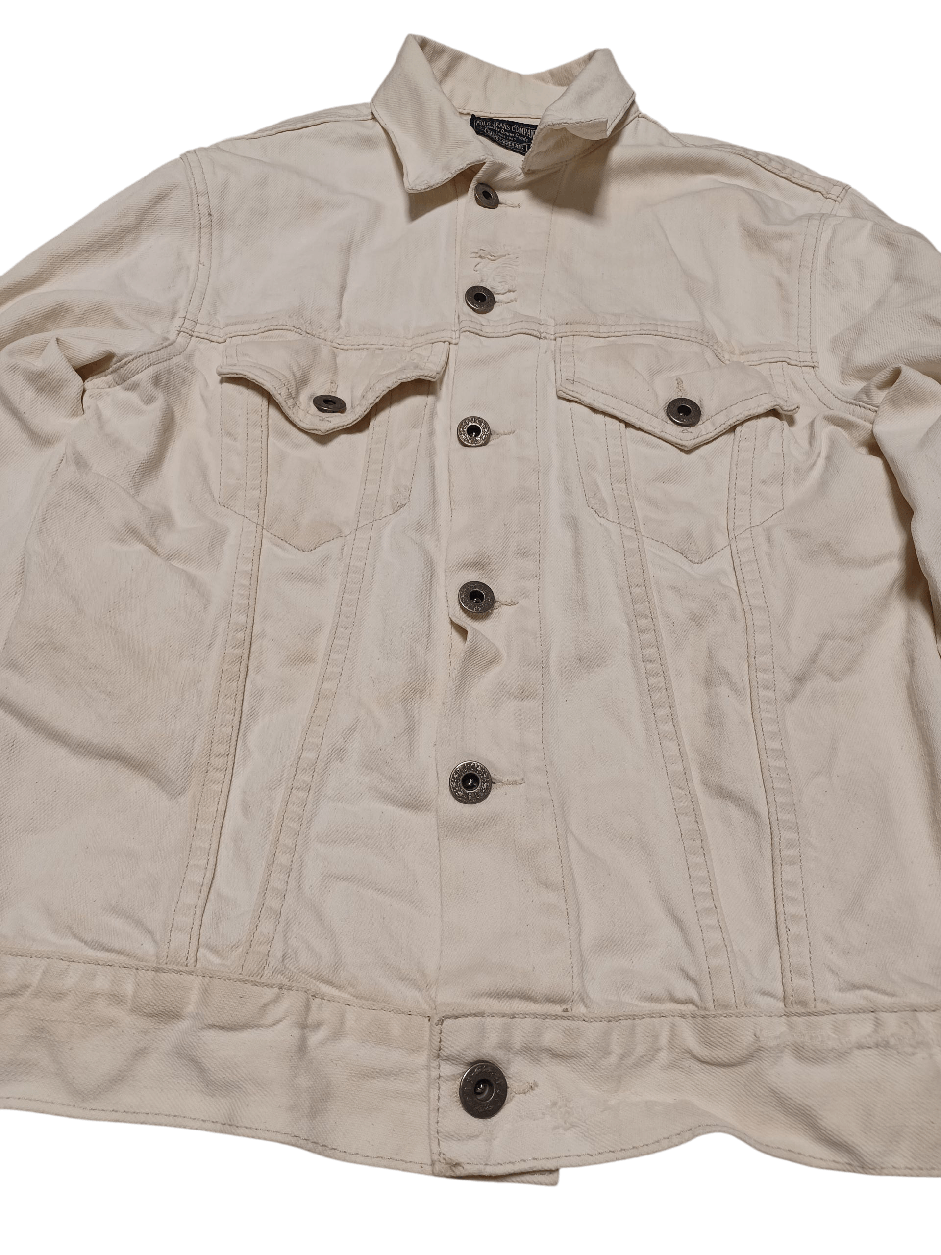Polo Ralph Lauren POLO RALPH LAUREN AMERICAN FLAG VINTAGE DENIM JACKET Size US S / EU 44-46 / 1 - 3 Thumbnail