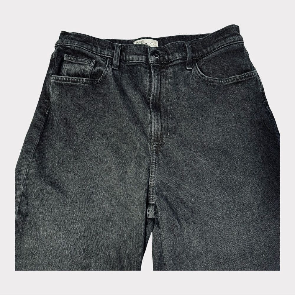 Joe's Joe's The MIA High Rise Wide Leg Black Jeans In Bewitched S Size 31" - 9 Thumbnail
