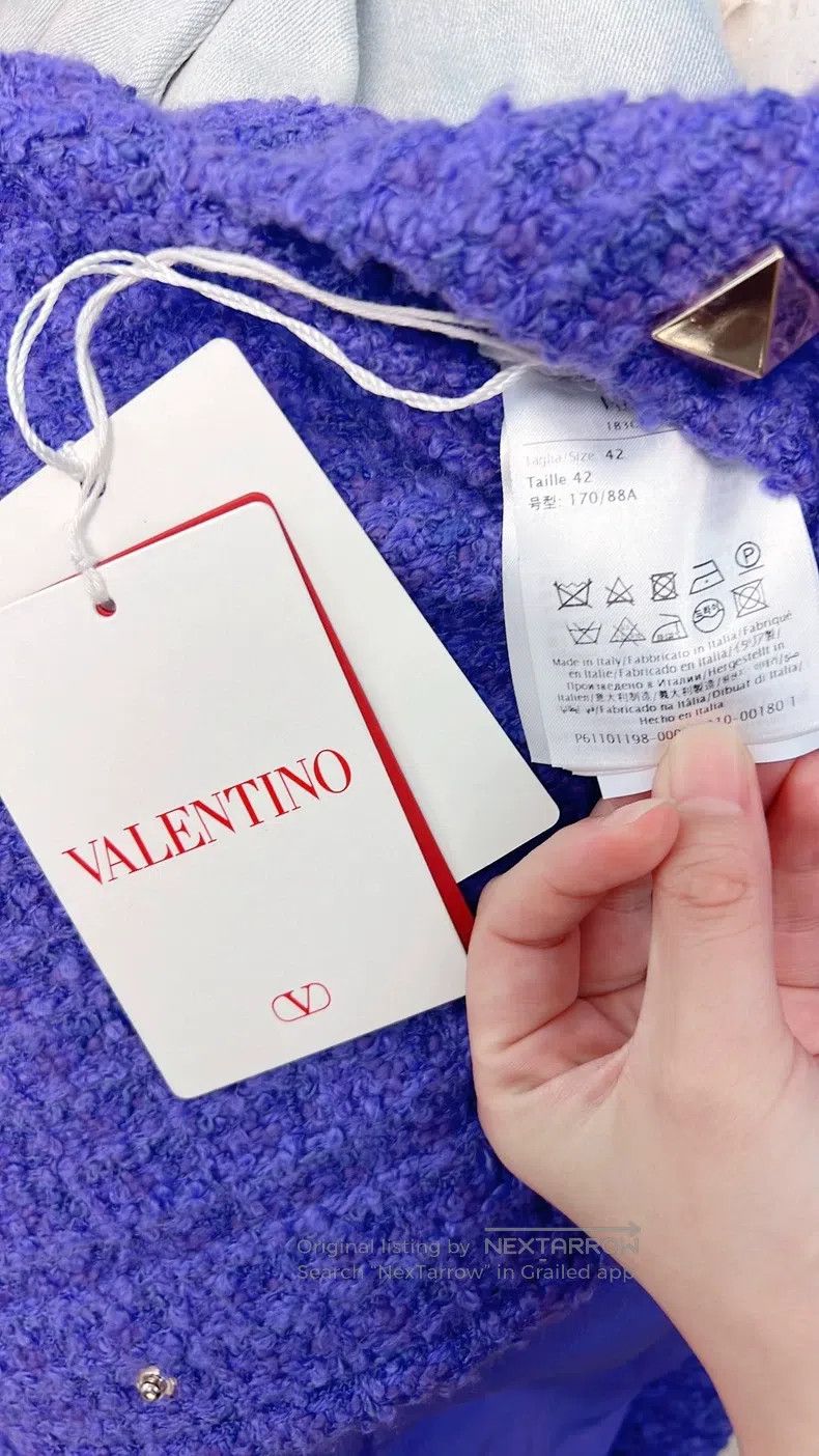 Valentino Valentino A small fragrant style cotton jacket Size S / US 4 / IT 40 - 9 Thumbnail
