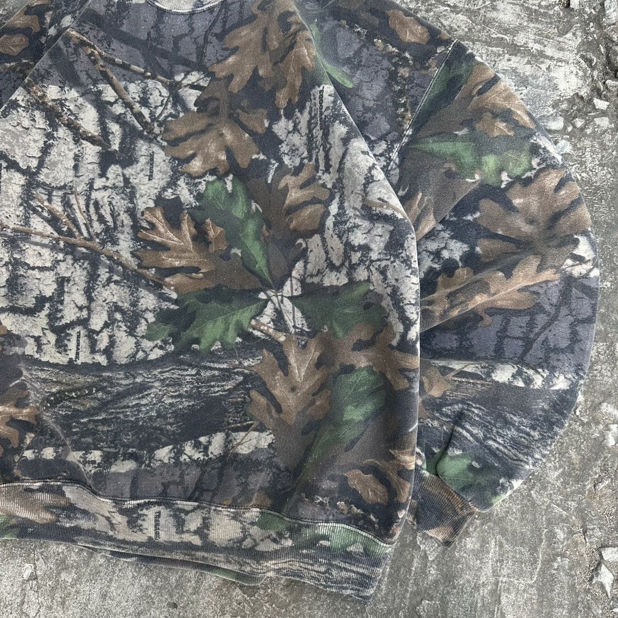 Jerzees × Realtree Rare! Crazy Vintage Carhartt Style Realtree Camo Sweatshirt Size US XL / EU 56 / 4 - 4 Thumbnail