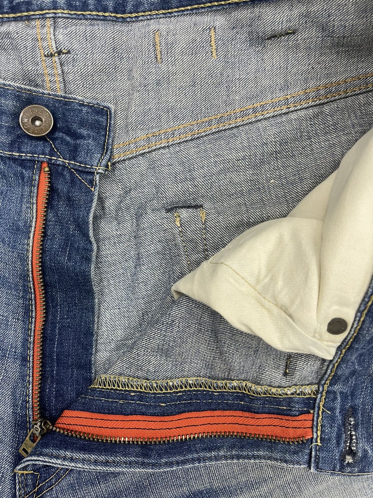 Edwin Vintage Edwin Distressed Salvage denim pants Size US 38 / EU 54 - 9 Thumbnail
