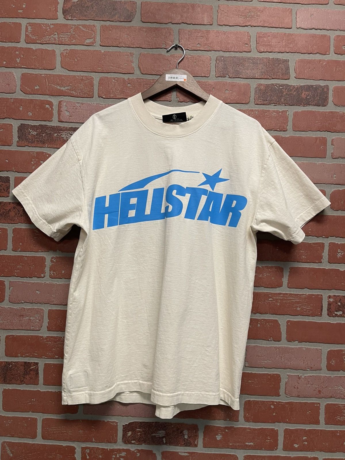 HELLSTAR Size M - Hellstar Classic Tee Shirt White/Blue Print Size US M / EU 48-50 / 2 - 1 Thumbnail