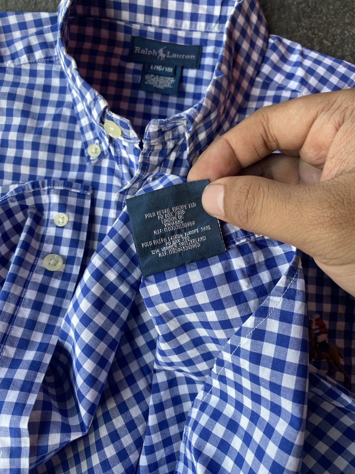 Ralph Lauren Ralph lauren riding horse embroidery plaid shirt Size US M / EU 48-50 / 2 - 7 Thumbnail