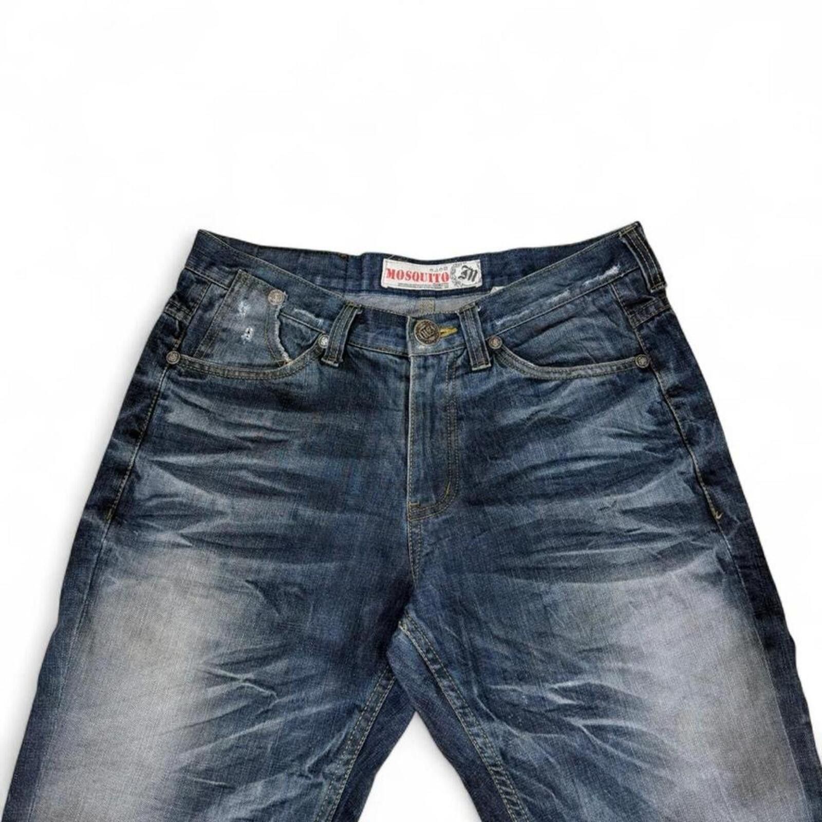 Other Y2K Style MOSQUITO denim jeans with quotes on back pockets Size US 32 / EU 48 - 5 Thumbnail