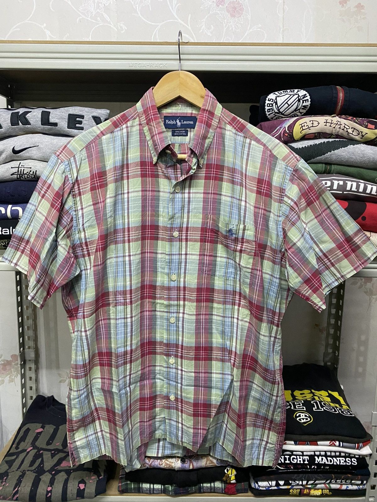 Polo Ralph Lauren × Ralph Lauren × Vintage Vintage Polo Ralph Lauren flannel shirt button up Size US L / EU 52-54 / 3 - 1 Thumbnail