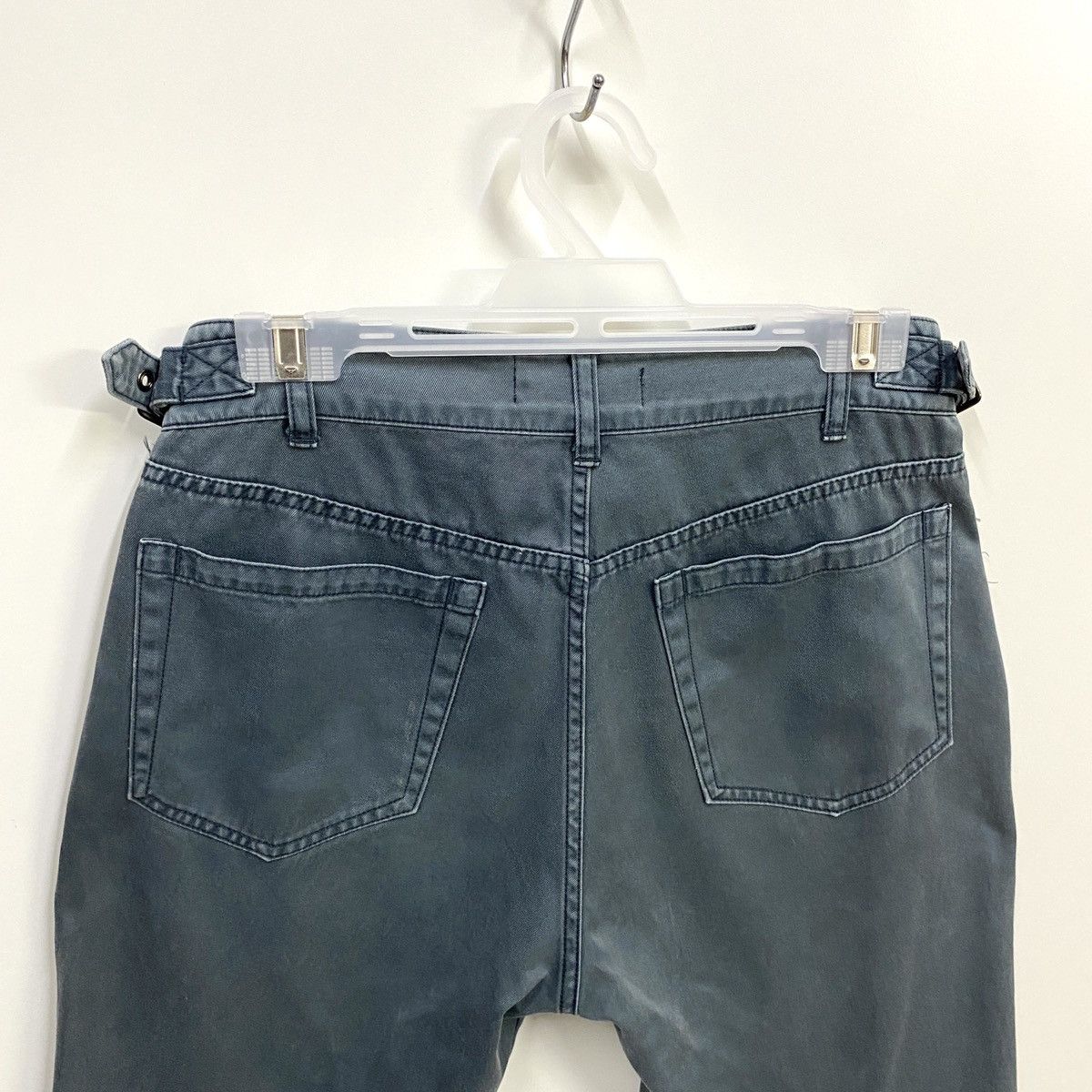 CABANE de ZUCCa × Issey Miyake × Zucca Zucca Trousers Distressed Streetwear Buckle Belted Waist Size US 30 / EU 46 - 11 Thumbnail
