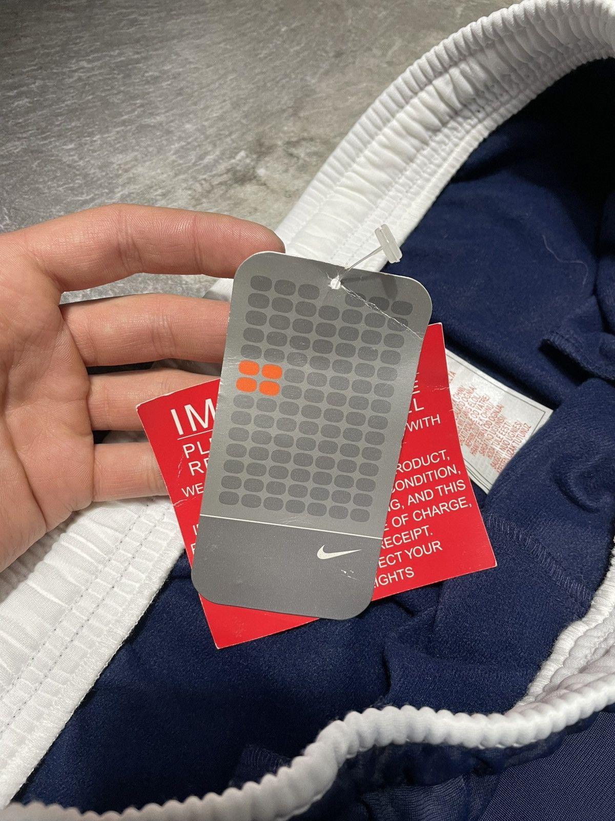 Nike NEW Nike Vintage Track Pants Blue Baggy Y2K Double Swoosh Size US 36 / EU 52 - 10 Thumbnail