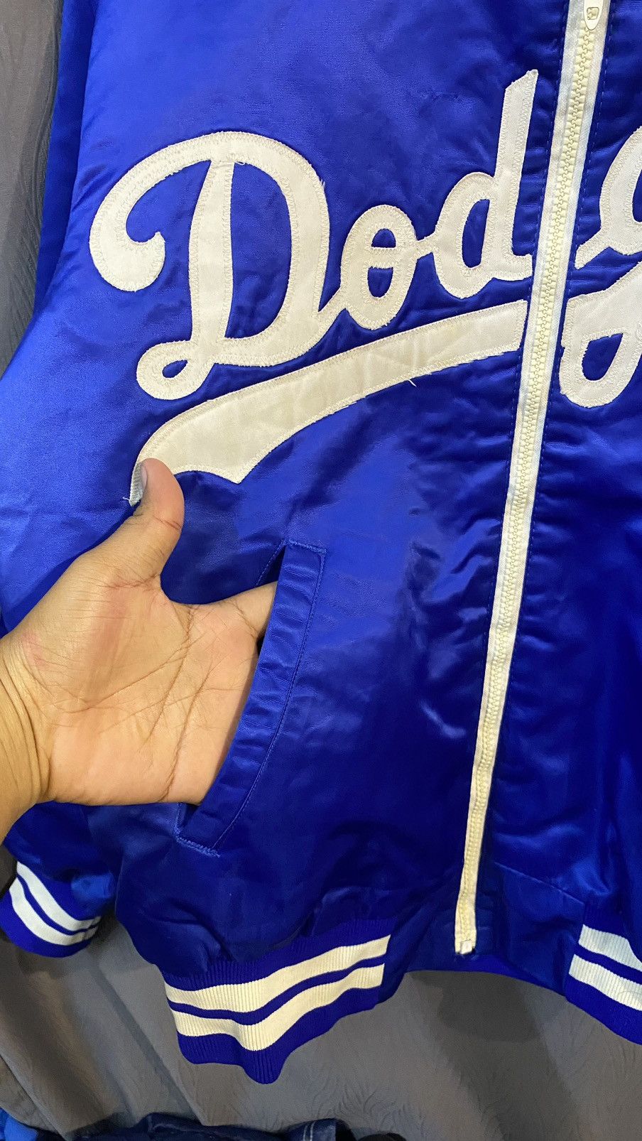MLB × Vintage VINTAGE 80s-90s LA DODGERS STARTER JACKET MEDIUM Size US M / EU 48-50 / 2 - 7 Thumbnail