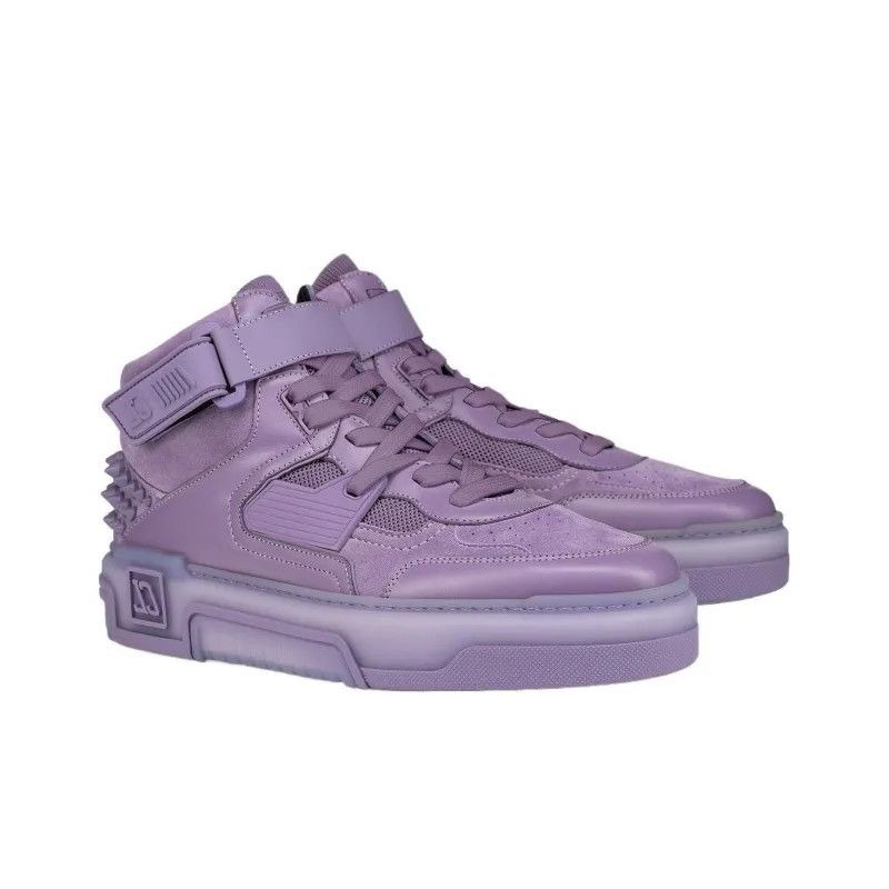 Christian Louboutin oc11z0125 Astroloubi Mid Top Sneaker in Purple Size US 9 / EU 42 - 5 Thumbnail