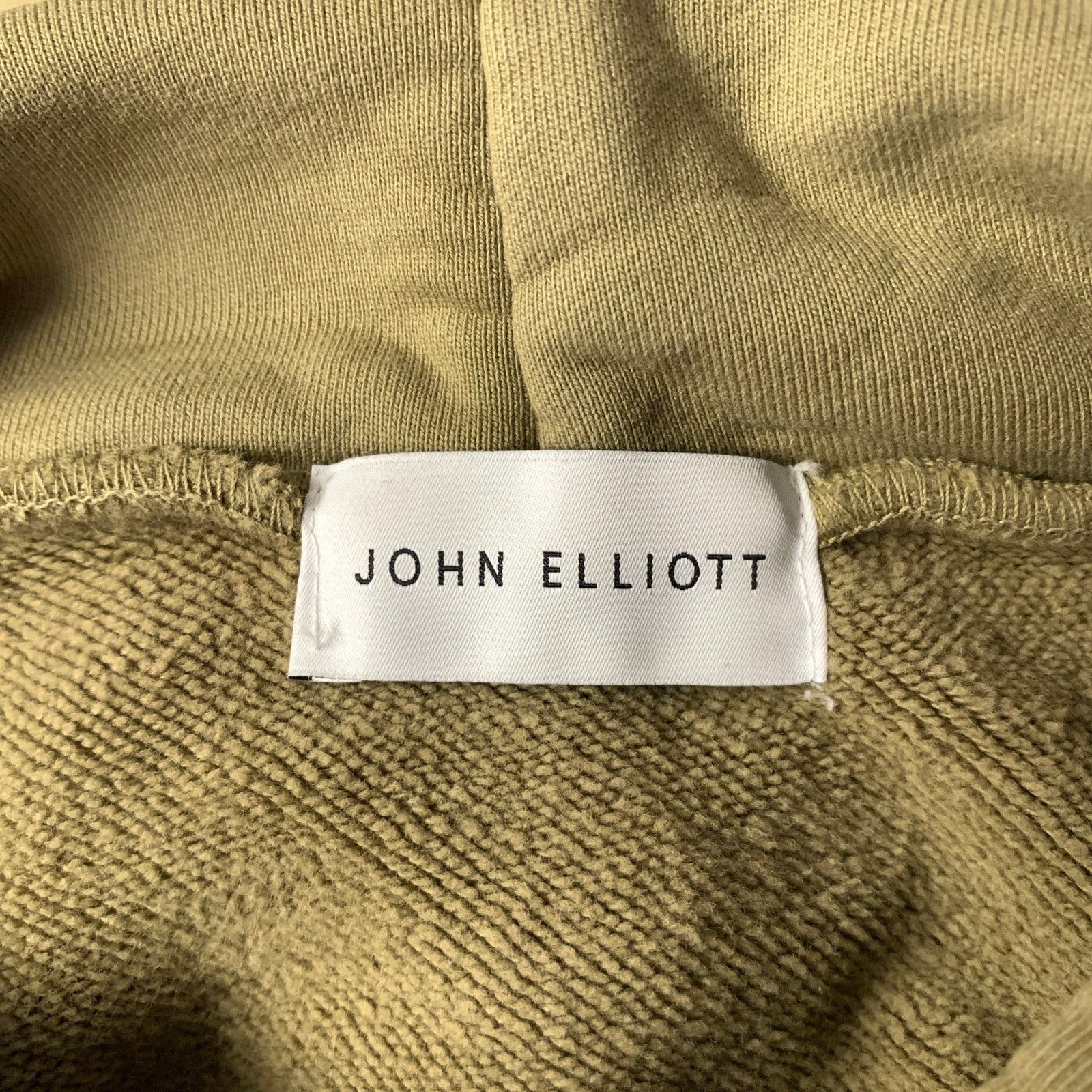 John Elliott JOHN ELLIOTT Size S Green Olive Cotton Hoodie Sweatshirt Size US S / EU 44-46 / 1 - 5 Thumbnail