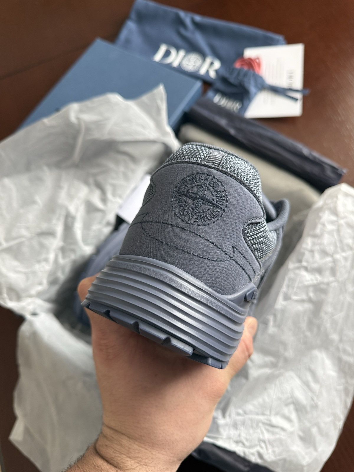 Dior × Stone Island Dior b30 Stone Island Size US 12 / EU 45 - 4 Thumbnail
