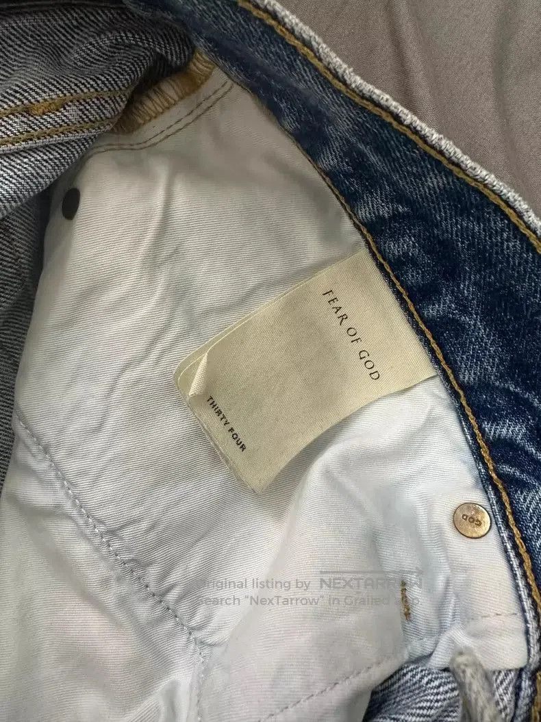 Fear of God Fear of God 5th Splatter Blue Denim. Size US 34 / EU 50 - 4 Thumbnail