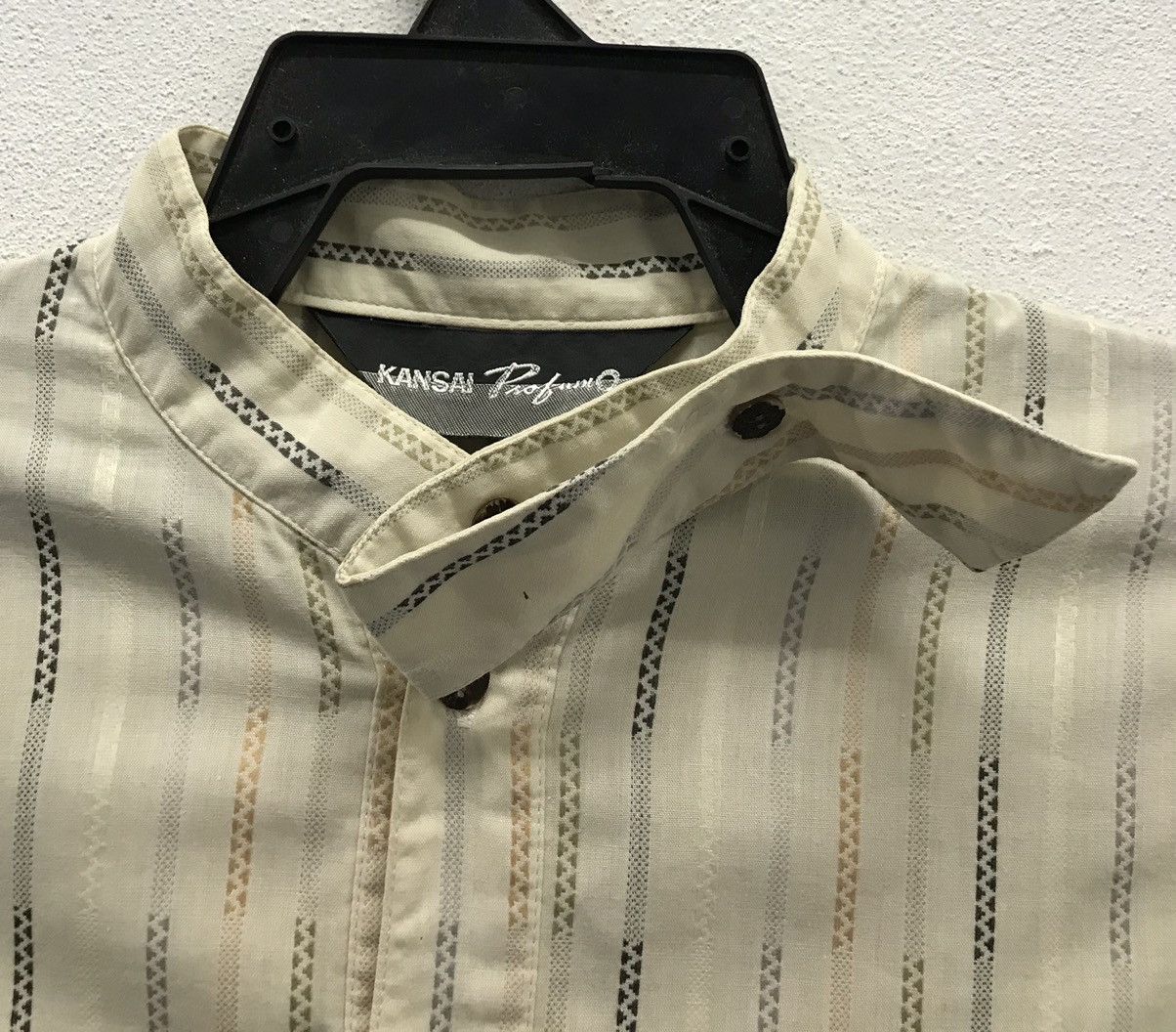 Japanese Brand × Kansai Yamamoto × Vintage Vintage Kansai Profumo Long Sleeve Shirt Button Up Size US M / EU 48-50 / 2 - 3 Thumbnail