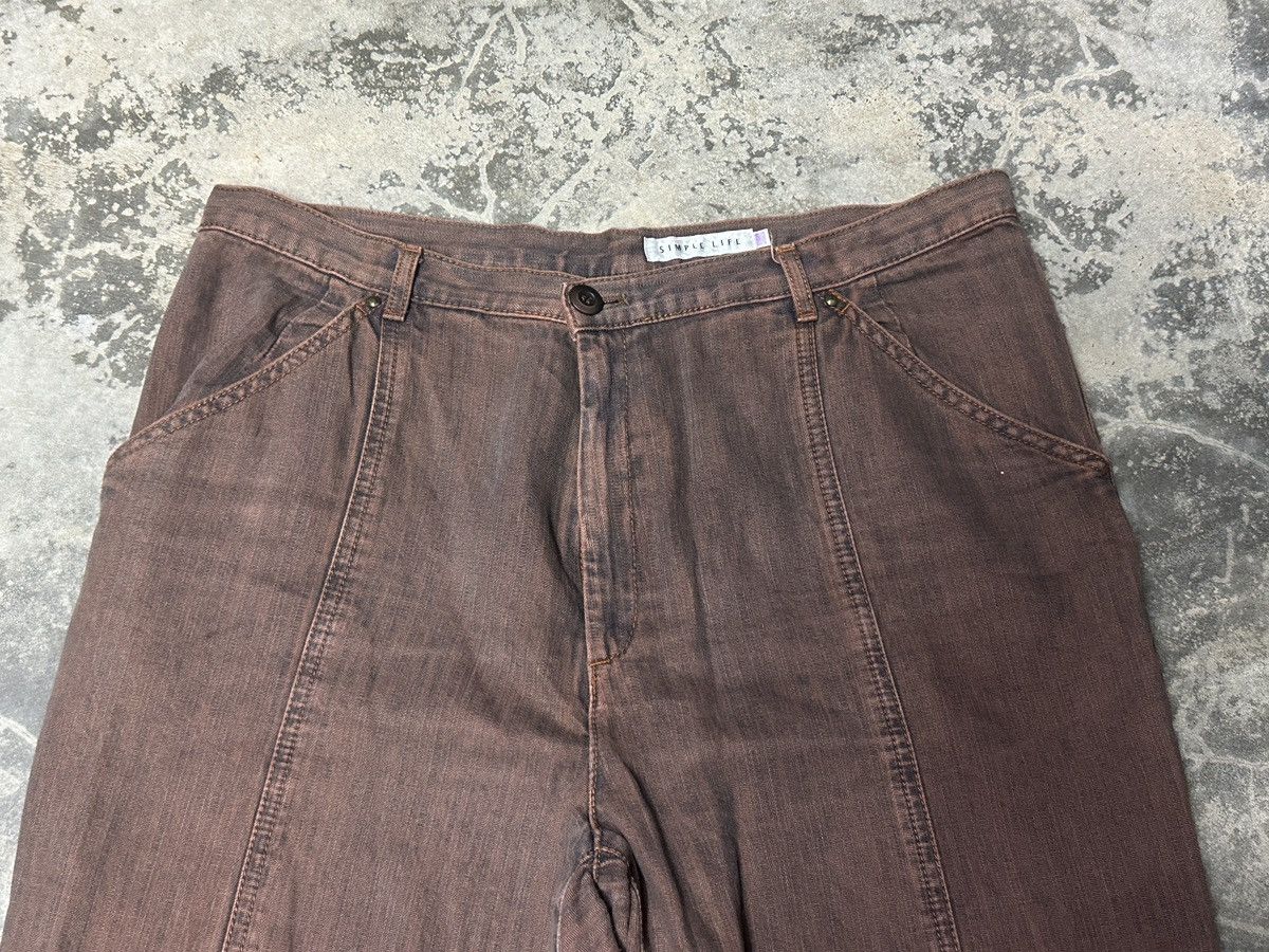 Hysteric Glamour × Japanese Brand Japanese Brand Bootcut Flared Rare Colour Denim Size US 33 - 3 Thumbnail