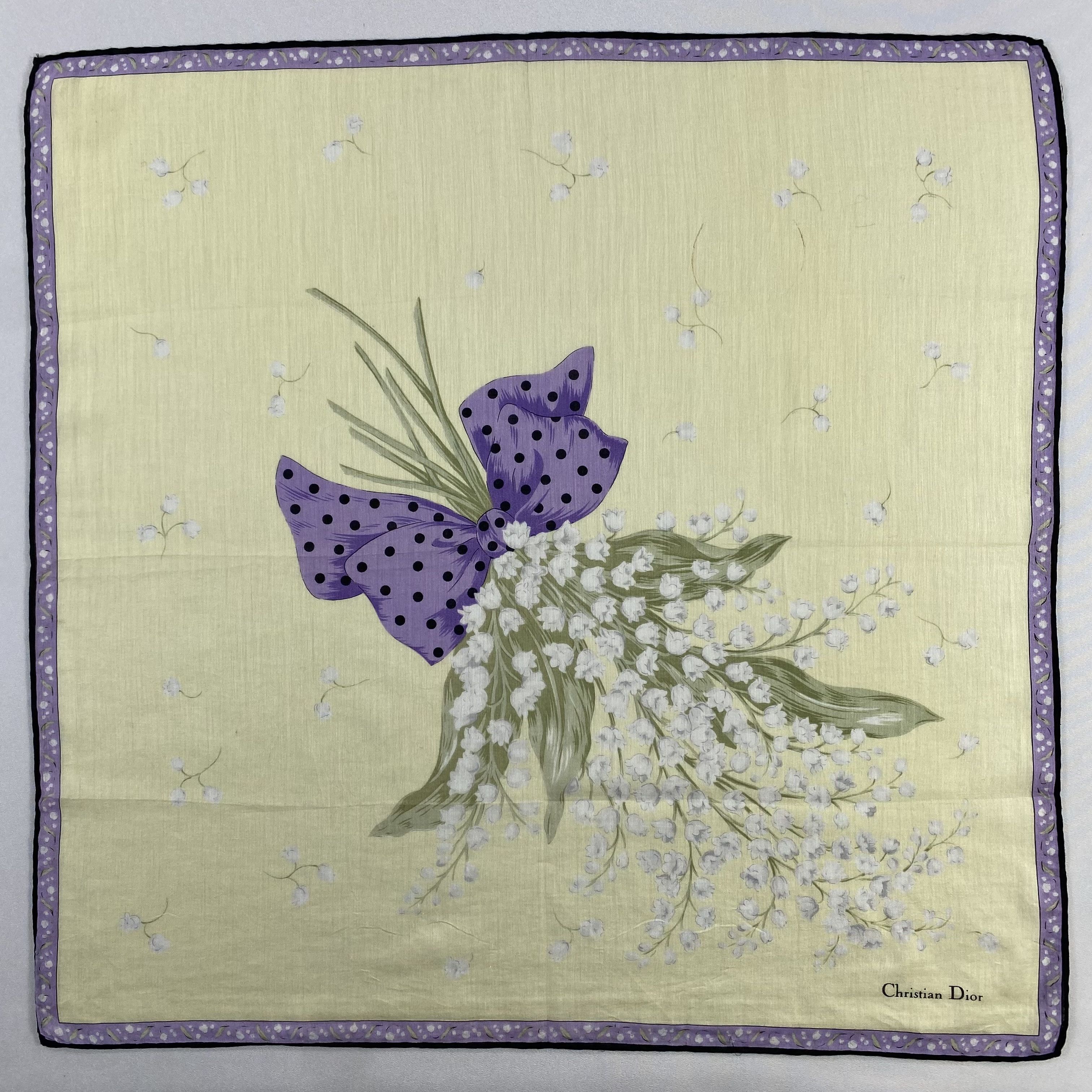 Vintage Christian Dior Monsieur Handkerchief / Neckerchief-P1433 Size ONE SIZE - 1 Thumbnail