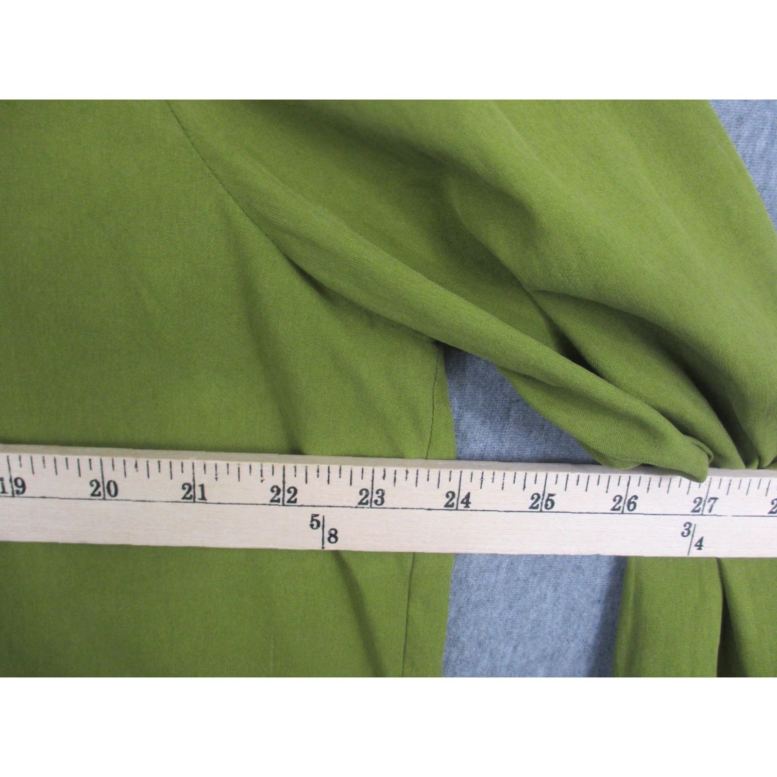 J. Jill J. Jill Shirt Womens XL Green 100% Silk Button Tunic Top Long Sleeve Blouse Size XL / US 12-14 / IT 48-50 - 5 Thumbnail