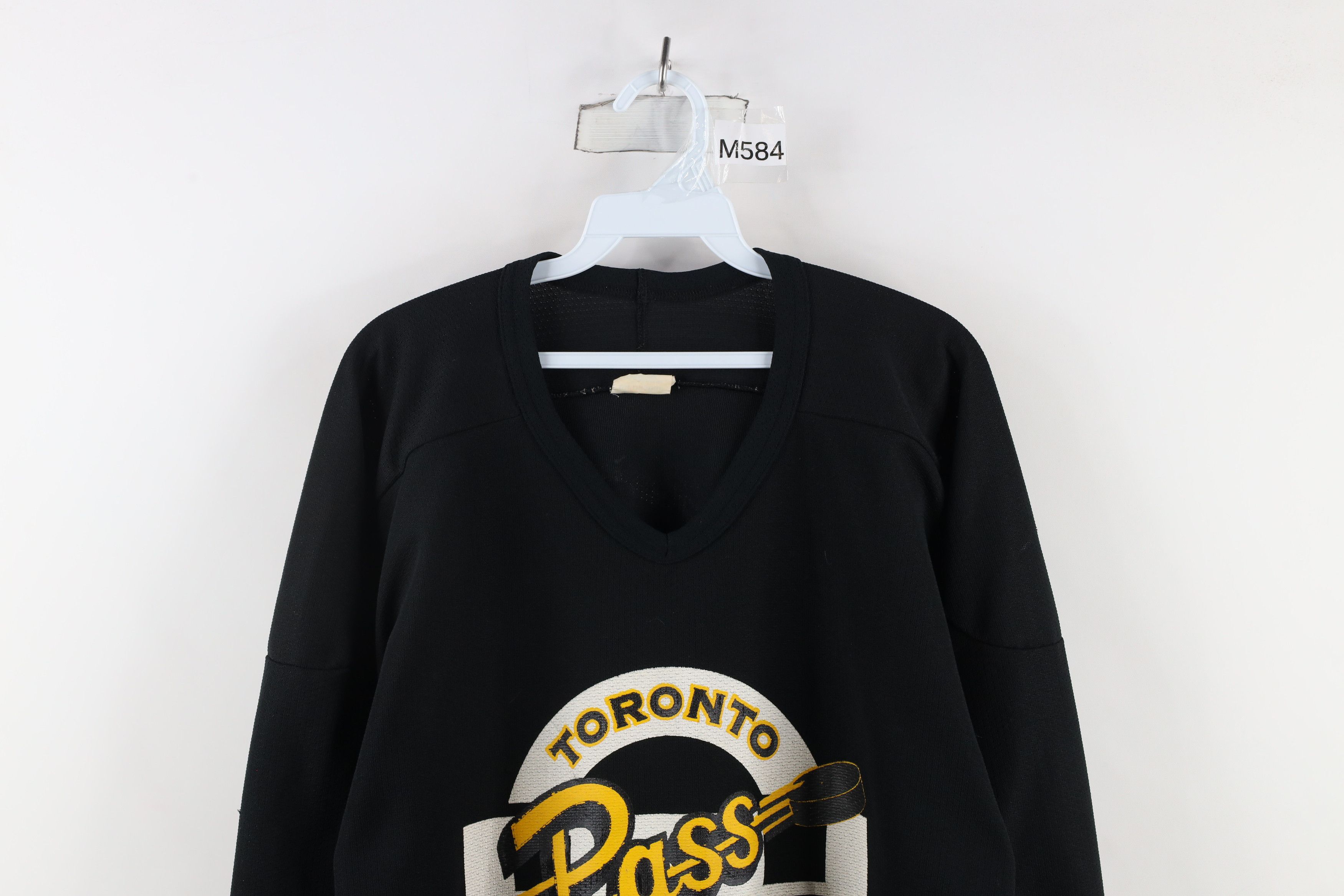 Vintage Vintage 90s Spell Out Pass Hockey Toronto Hockey Jersey Size US L / EU 52-54 / 3 - 2 Thumbnail