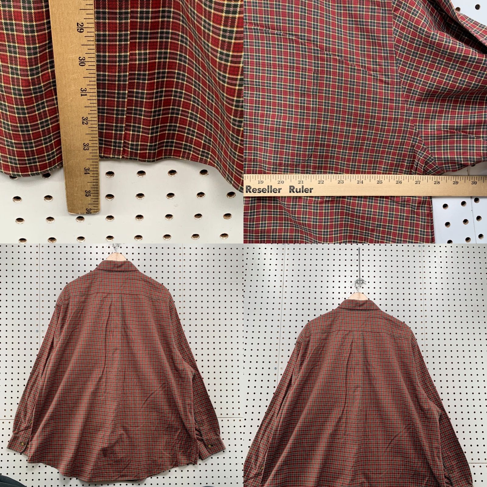 Brooks Brothers Brooks Brothers Button-Down Shirt Mens 2XL Red Plaid Long Sleeve Cotton Button-Up Shirt 28X33.5 Size US XXL / EU 58 / 5 - 9 Thumbnail