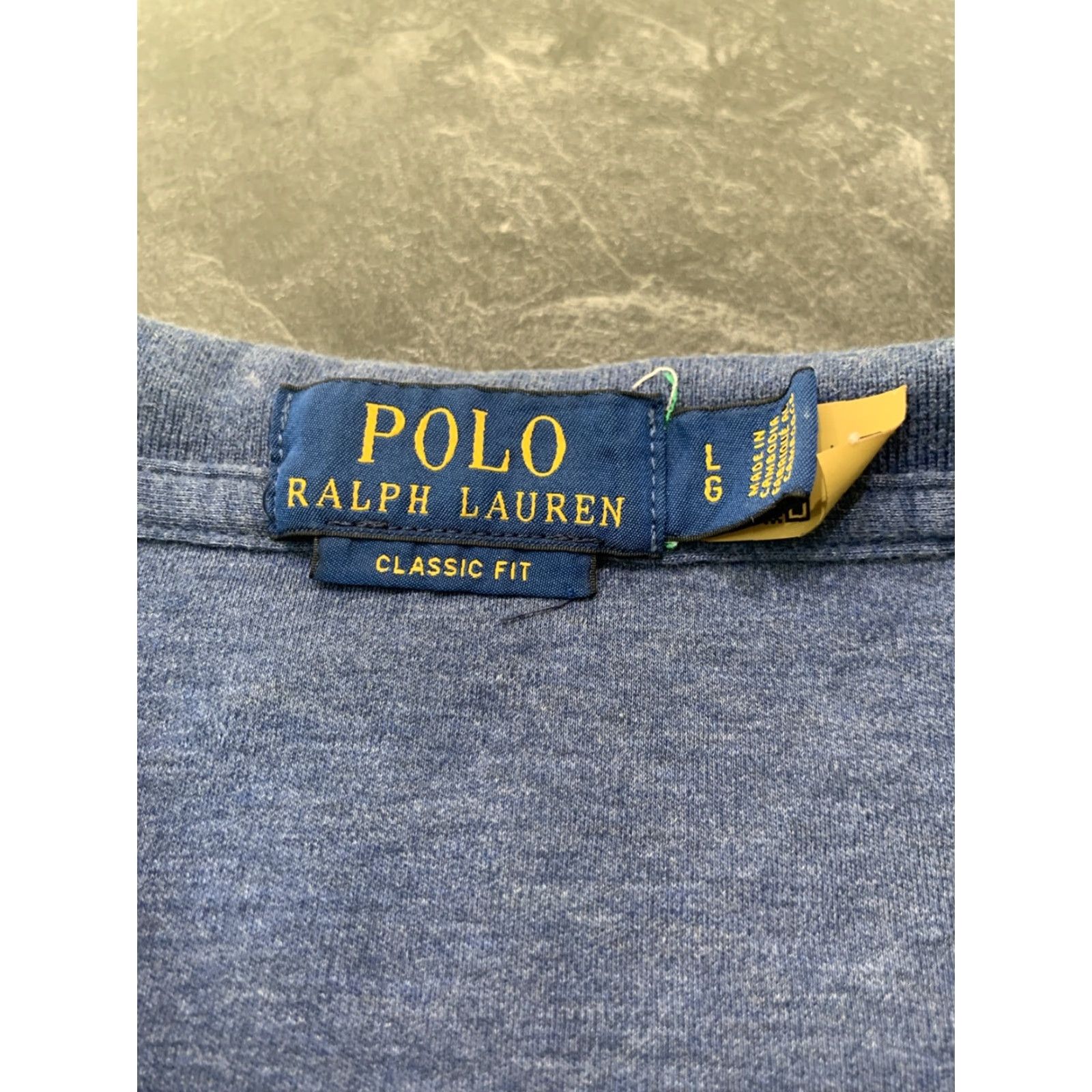 Polo Ralph Lauren Ralph Lauren Polo Shirt Men Large Blue Cotton Long Sleeve Classic Fit Casual Size US L / EU 52-54 / 3 - 5 Thumbnail