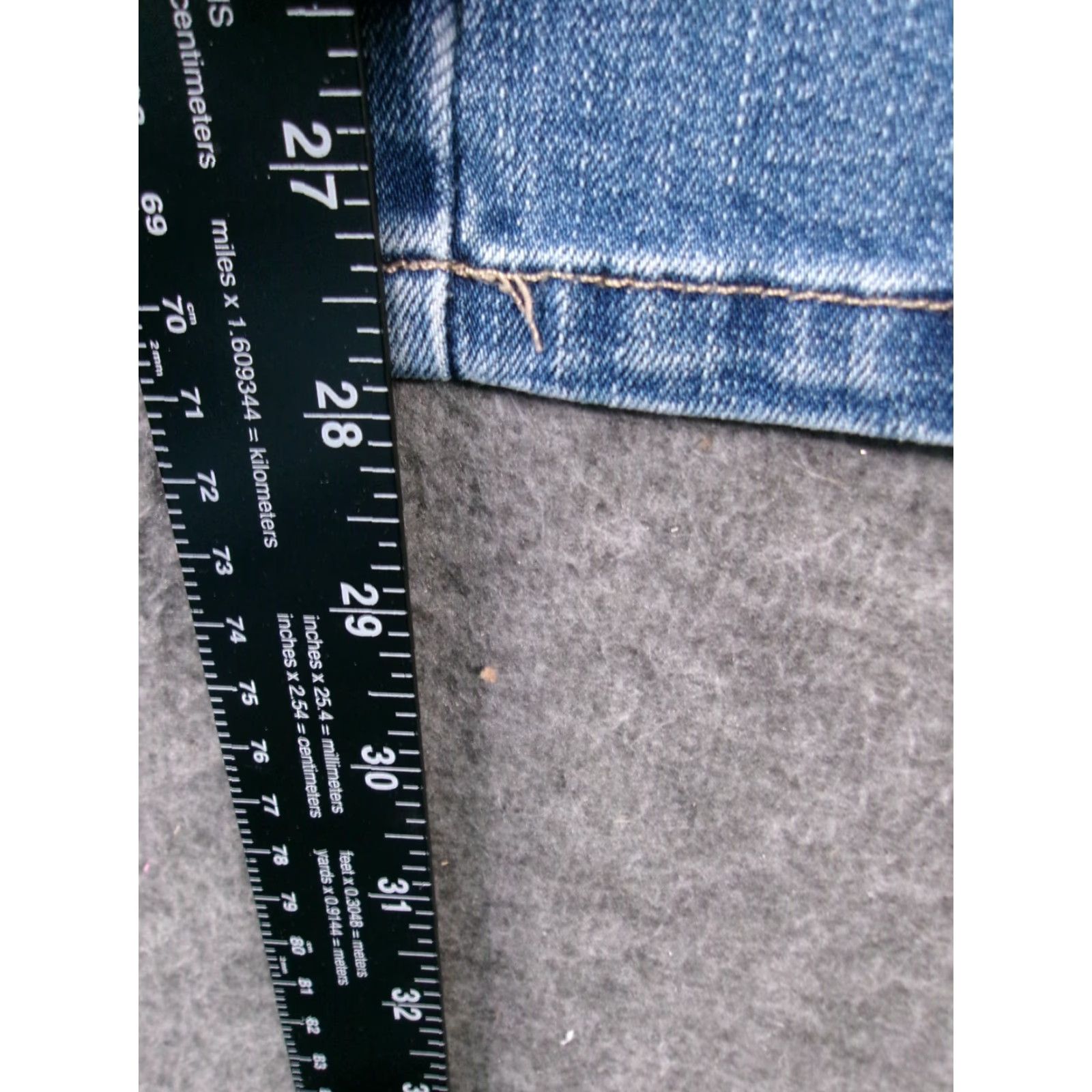 Lee Lee Jeans Women 12P Petite Blue Classic Fit Straight Medium Wash Capsule Causal Size 34" / US 12 / IT 48 - 6 Thumbnail