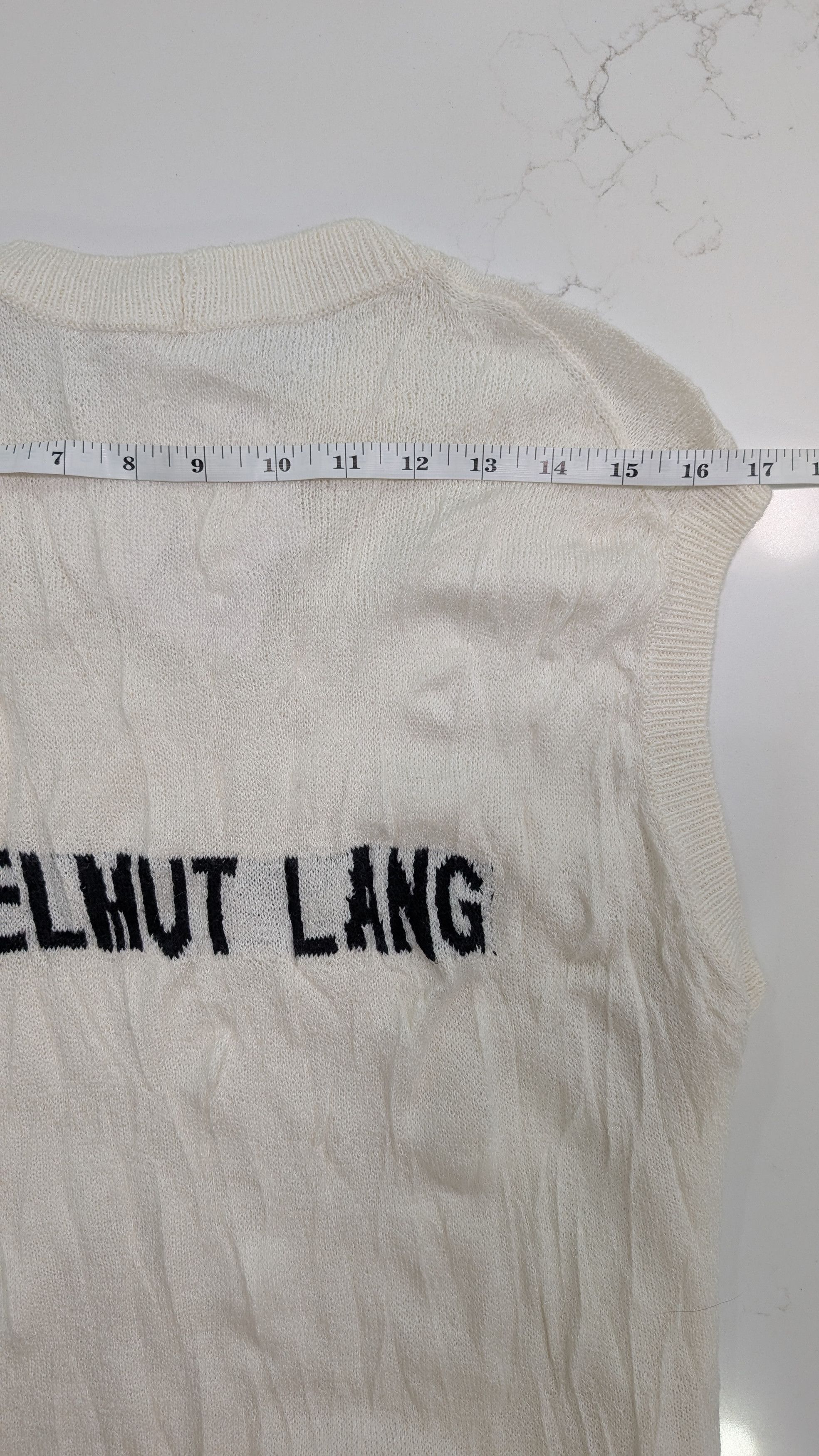 Helmut Lang Helmut Lang Crushed Wool Tank Top Size Medium Size US M / EU 48-50 / 2 - 11 Thumbnail