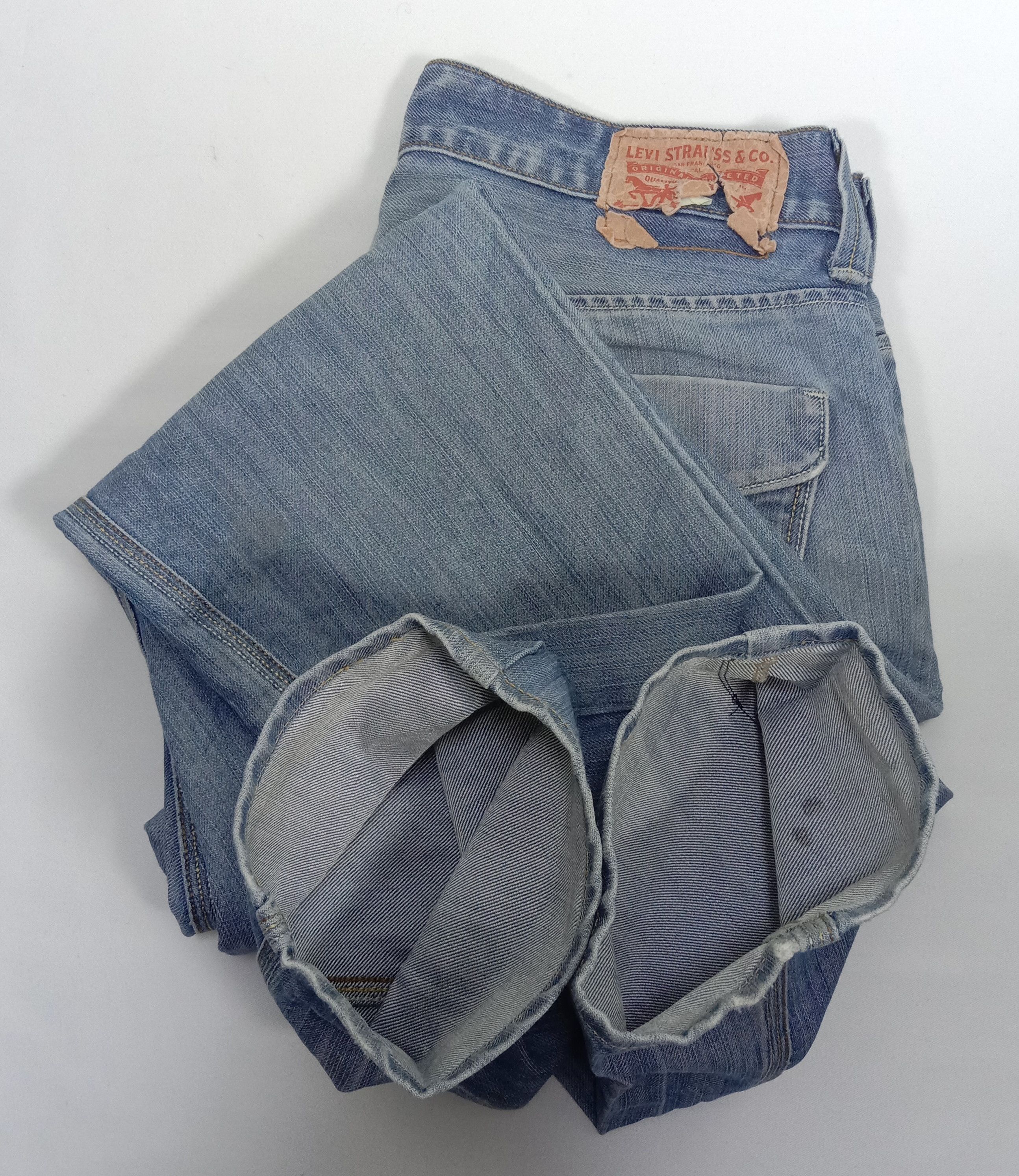 Levi's Vintage Levi's 663 Blue Wash Jeans Size 33" - 16 Thumbnail