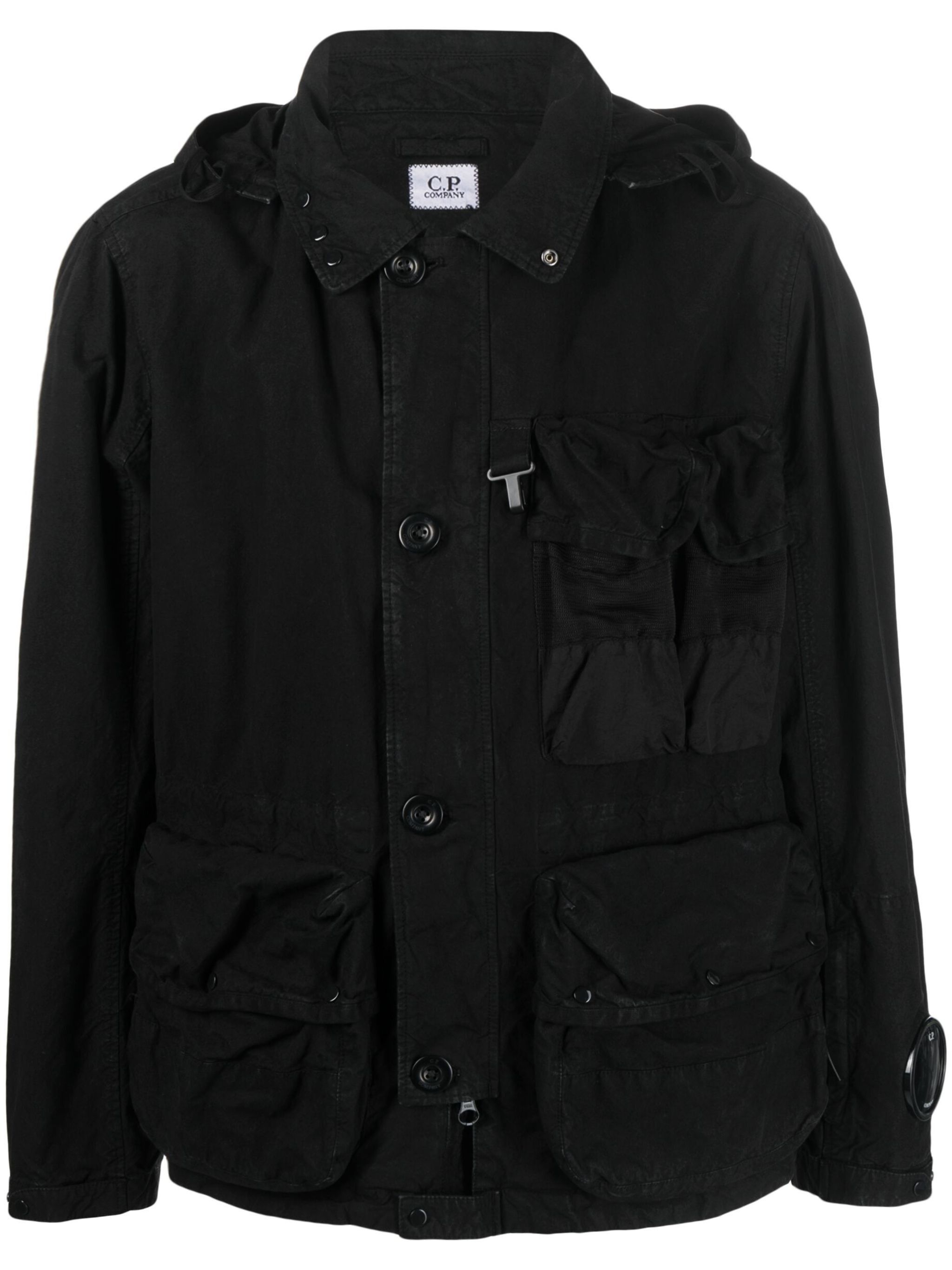 C.P. Company o1y1224 Detachable Hooded Jacket in Black Size US M / EU 48-50 / 2 - 1 Thumbnail