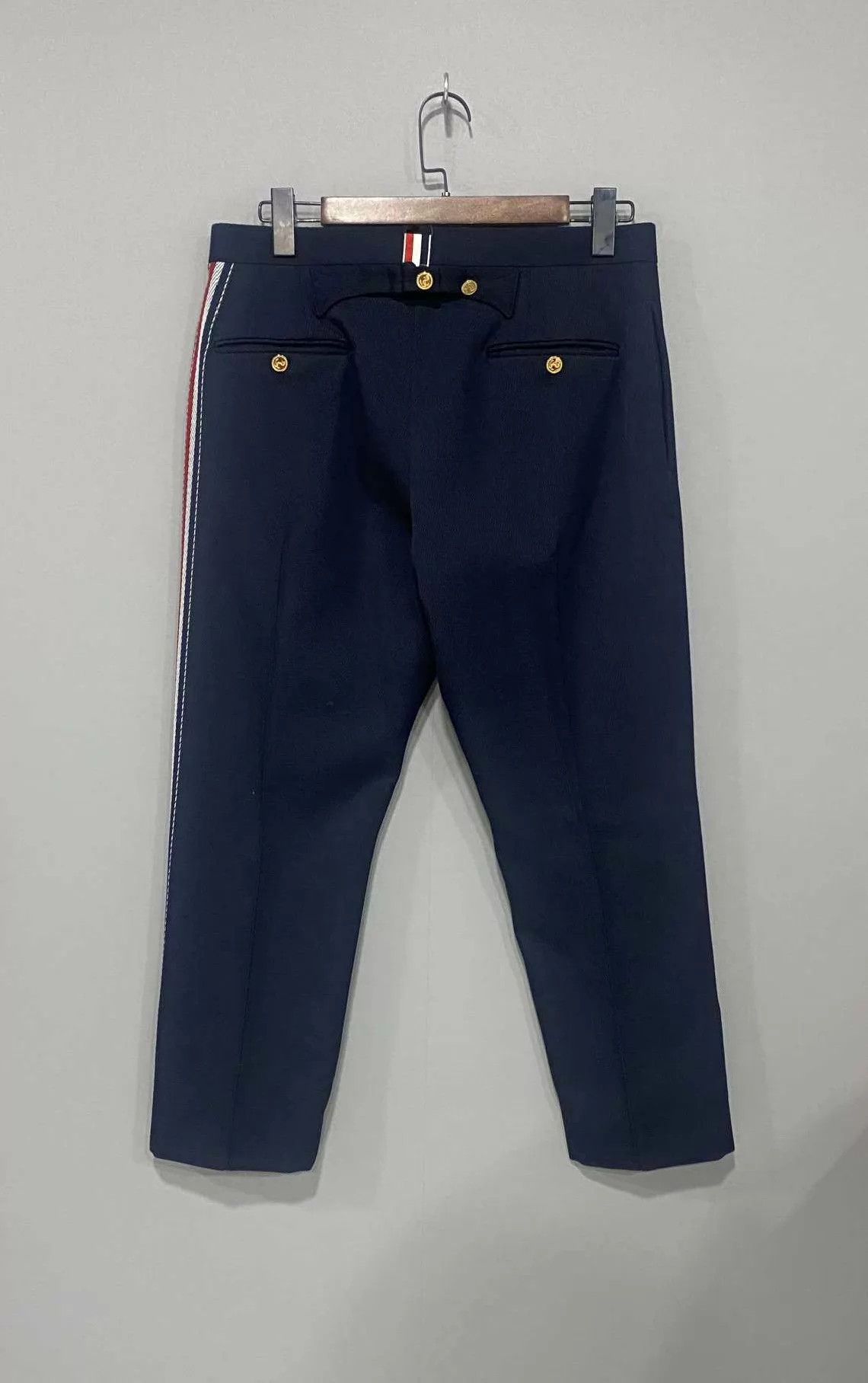Thom Browne Thom Browne new gold button stripe 1 pants tags Size US 29 - 3 Thumbnail