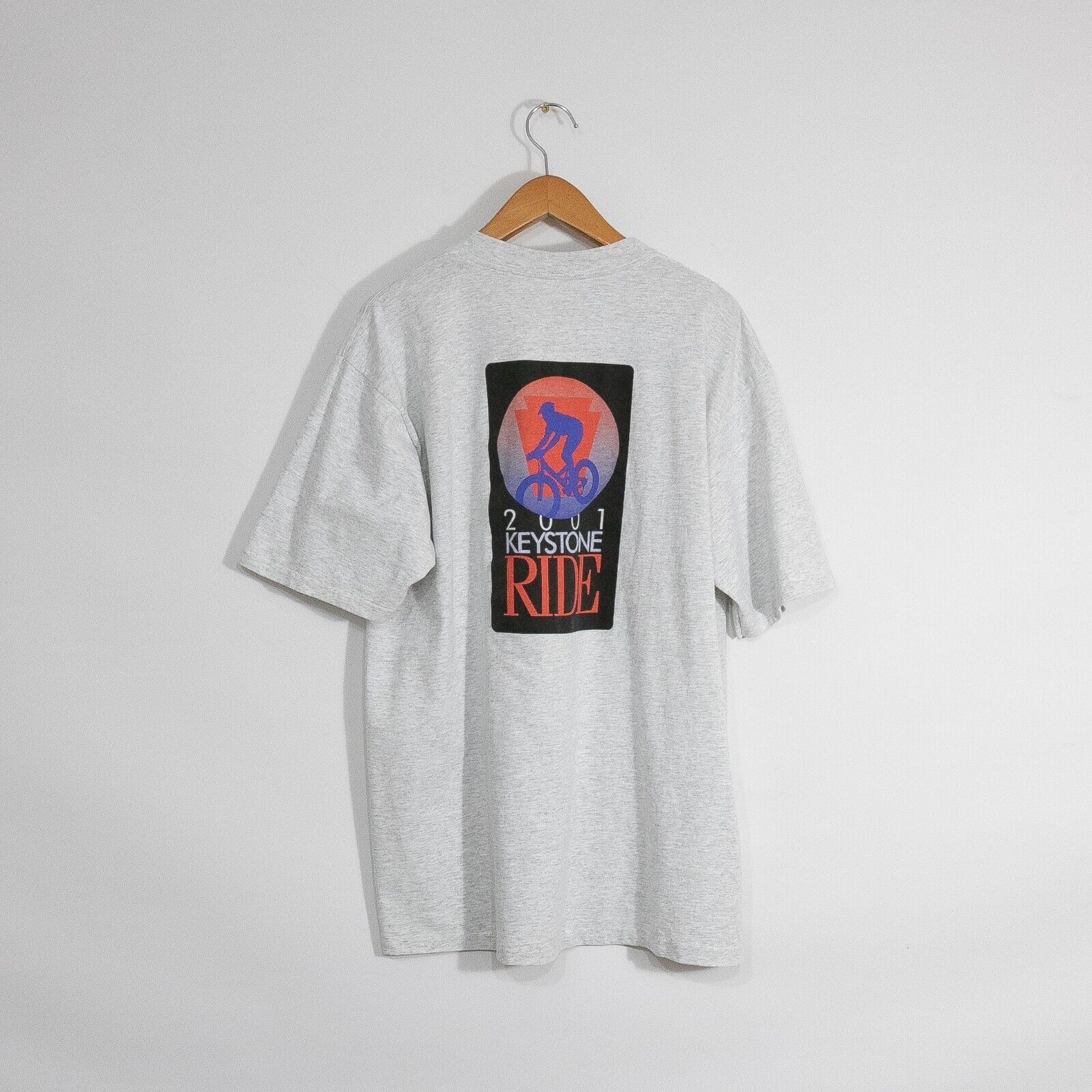 Vintage Vintage Keystone Ride Cycling T Shirt XL - Pennsylvania USA Size US XL / EU 56 / 4 - 1 Thumbnail