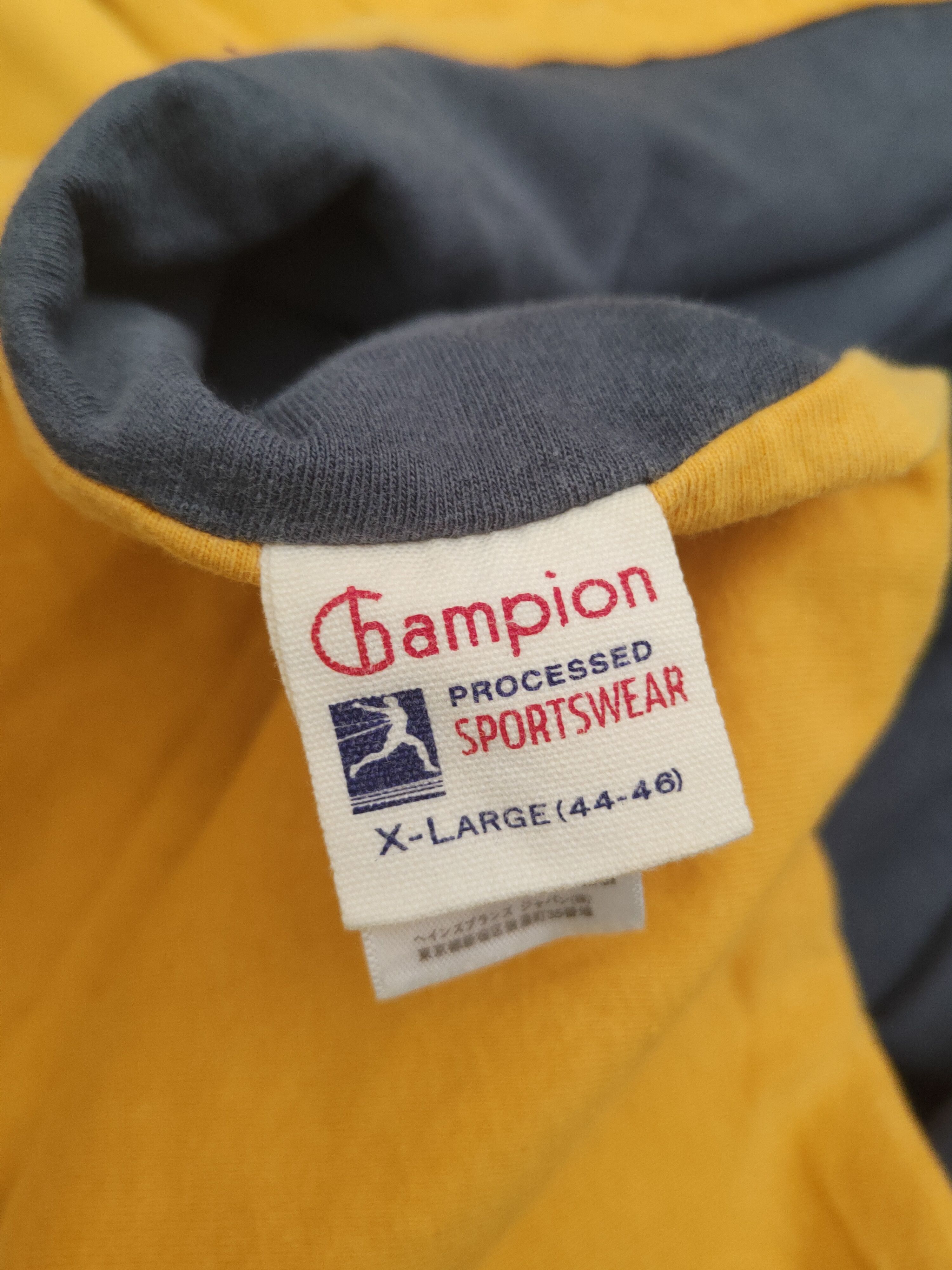 Champion DL Champion USNA reversable vintage Yellow shirt #781 Size US L / EU 52-54 / 3 - 11 Thumbnail