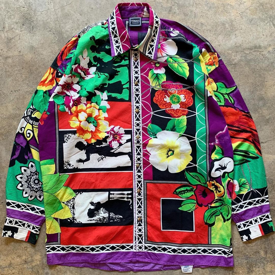 Vintage Versace Floral Jacket VERSACE JEANS COUTURE FLORAL
