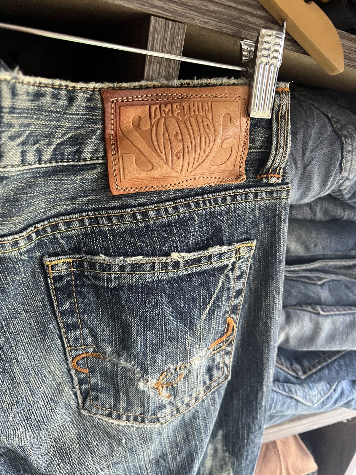 Edwin 🔥Something Edwin Vienus Bliss Distressed Denim Size 30" / US 8 / IT 44 - 15 Thumbnail