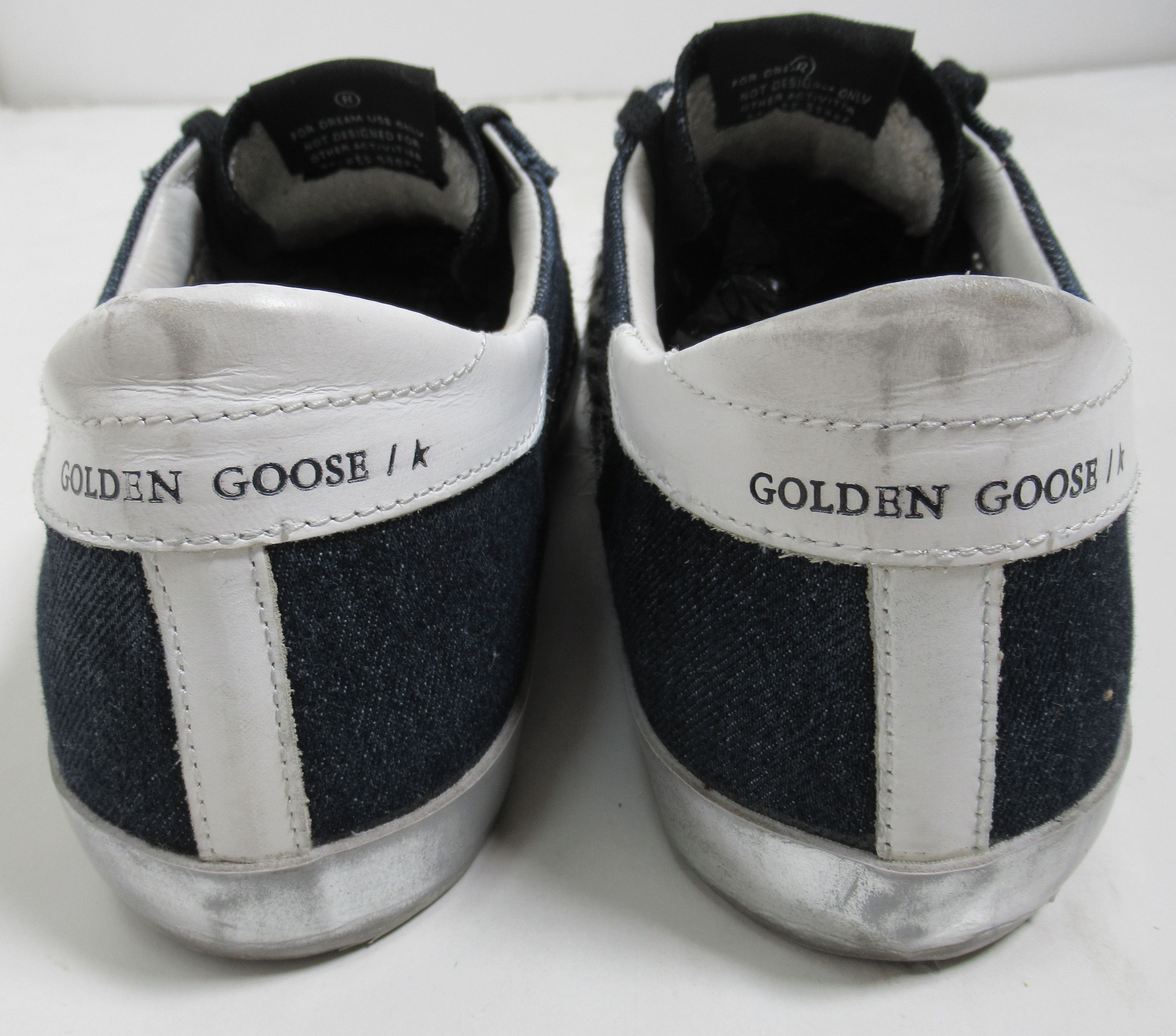 Golden Goose Golden Goose Limited Edition Super-Star Sneakers In Denim Size US 10 / EU 43 - 5 Thumbnail