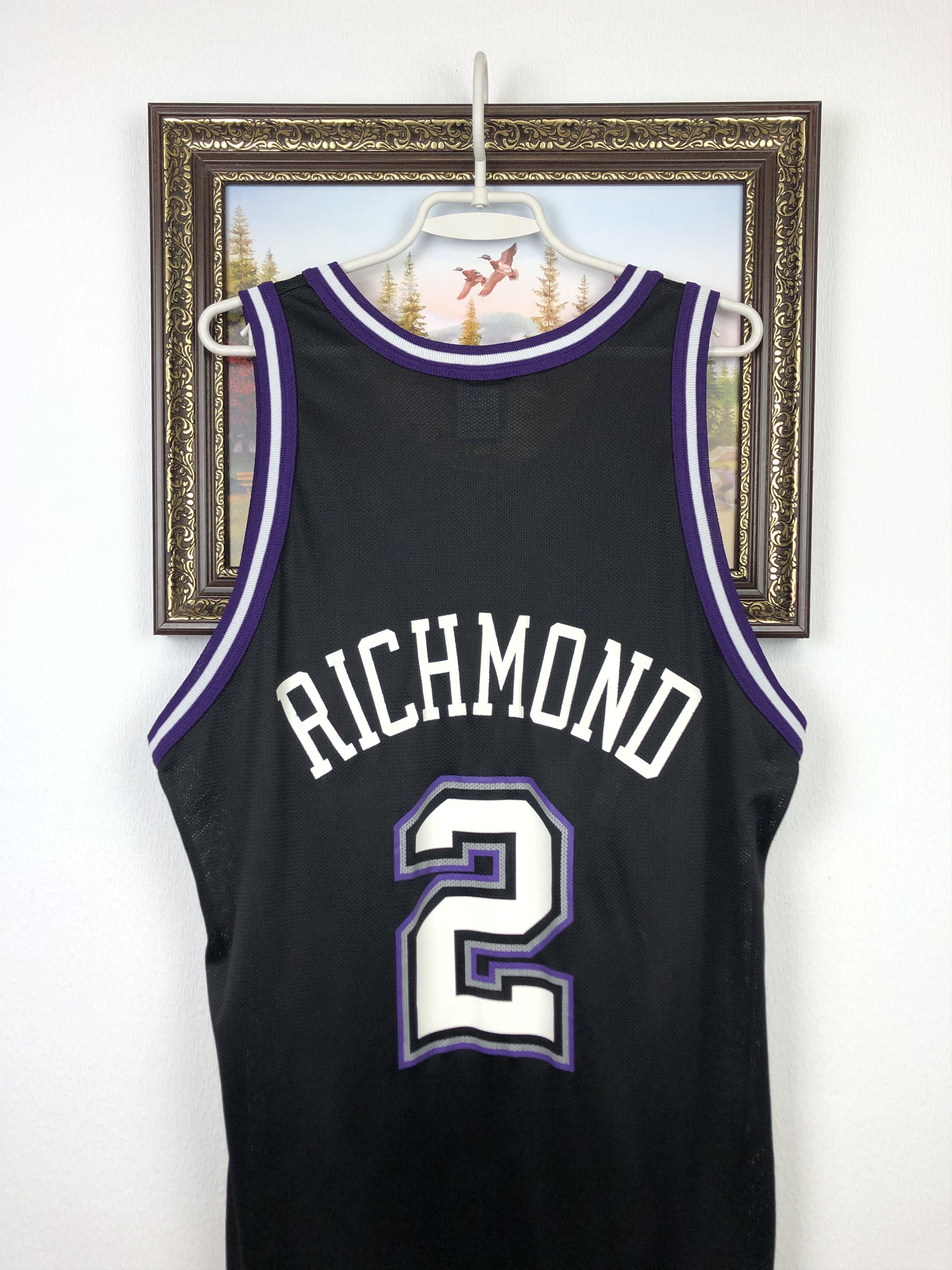 Champion Vintage 90' Champion Sacramento Kings #2 Richmond Jersey NBA Size US L / EU 52-54 / 3 - 10 Thumbnail