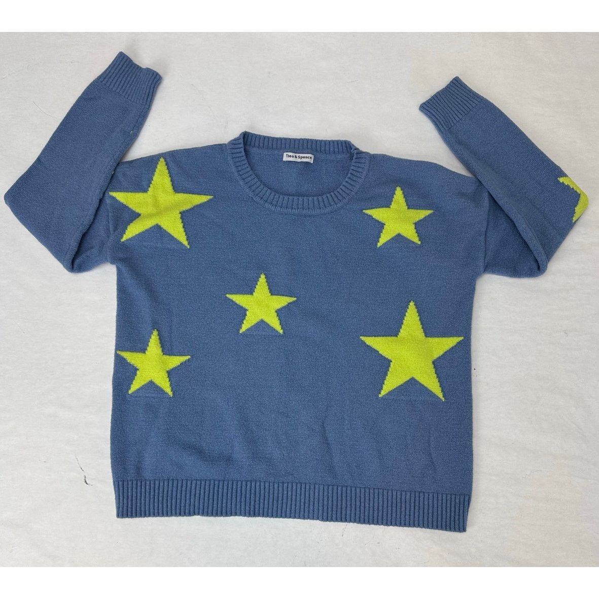 Other Theo & Spence Star Sweater Blue Yellow - Women's Size XS Size XS / US 0-2 / IT 36-38 - 1 Thumbnail