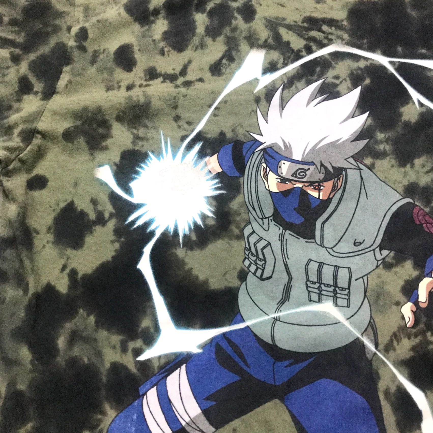 Vintage VINTAGE Naruto Kakashi Hatake Shirt Marvel Logo Short Sleeve Crew Neck Adult Extra Small Green Tie-Dye Graphic Print 90s Theme Mens Size US M / EU 48-50 / 2 - 3 Thumbnail