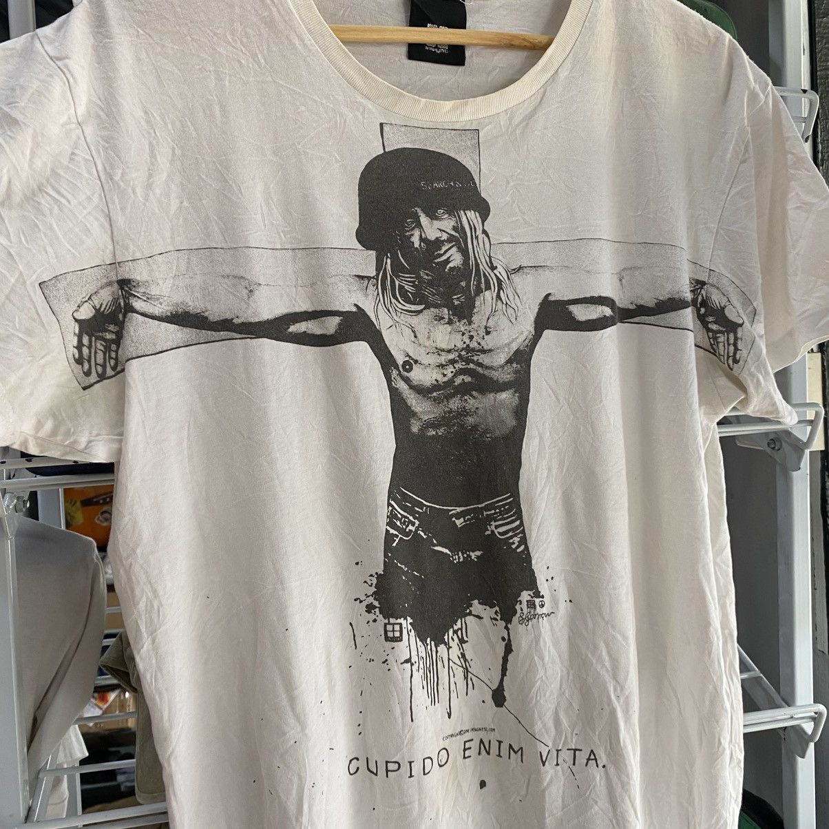 Insight × Vintage Insight Cupido Enim Vita Cross 2009 t-shirt white M/L Size US L / EU 52-54 / 3 - 5 Thumbnail
