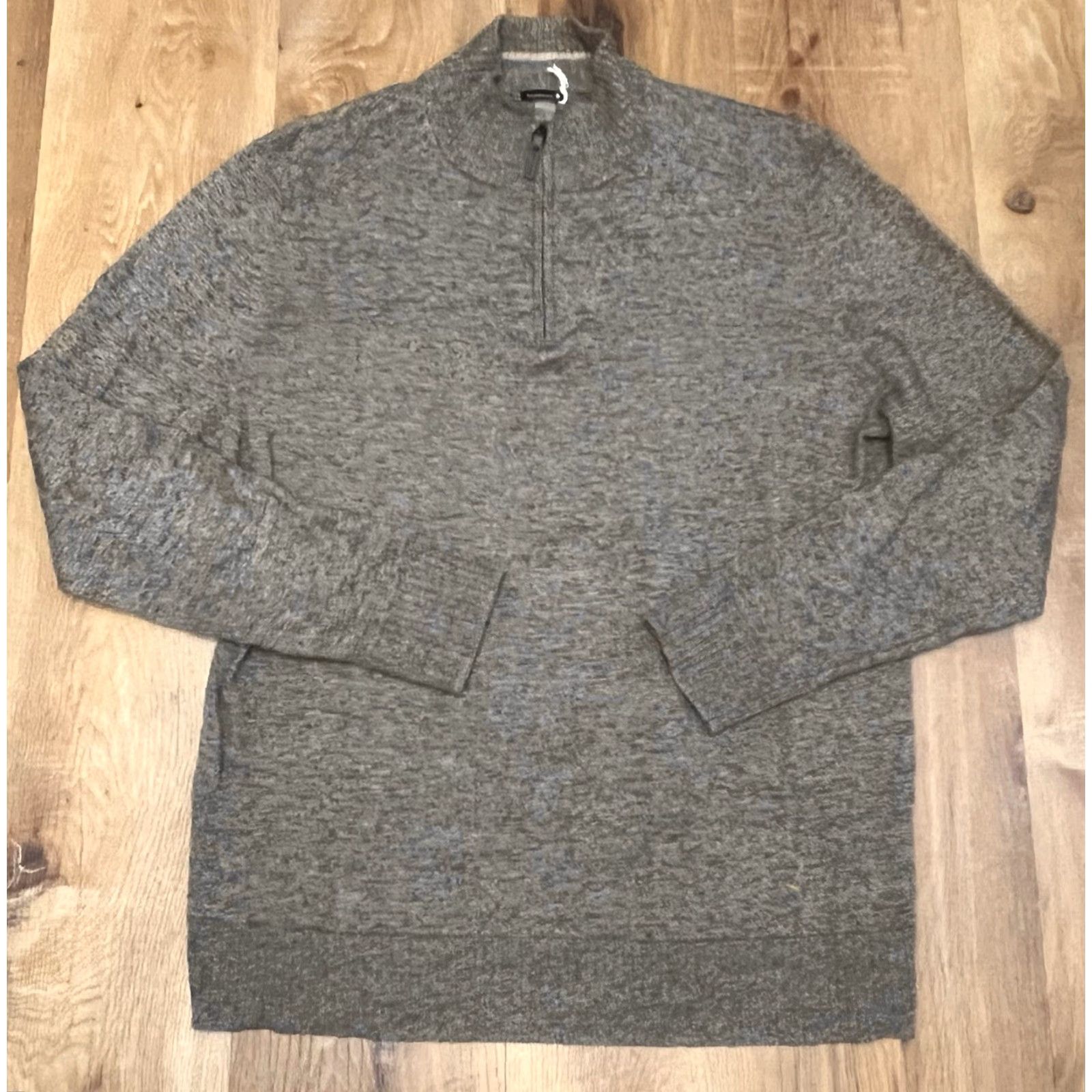 Smartwool Smartwool 1/4 Zip Pullover Sweater Mens L Brown Merino Wool Size US L / EU 52-54 / 3 - 2 Thumbnail