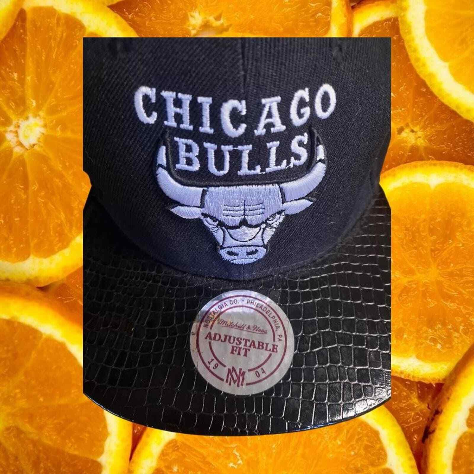 Mitchell & Ness Mitch & Ness Chicago‎ Bulls Black Design Adjustable Hat Size ONE SIZE - 2 Thumbnail