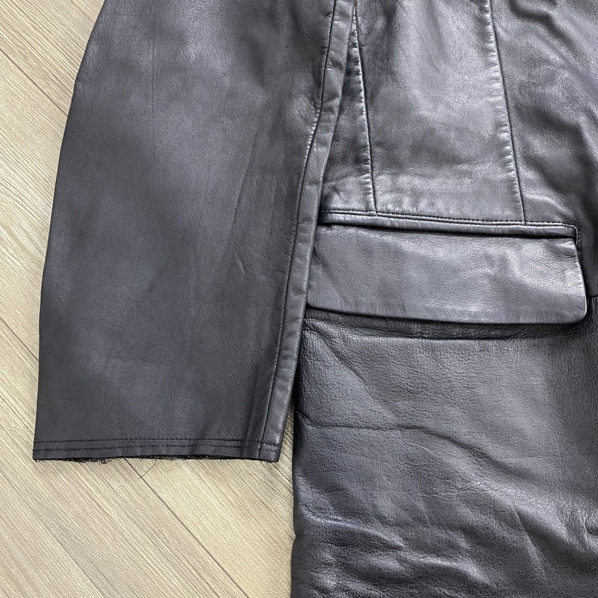 Comme des Garcons Homme AW2001 Archive Comme des Garçons Homme Plus Leather Jacket Size US S / EU 44-46 / 1 - 8 Thumbnail