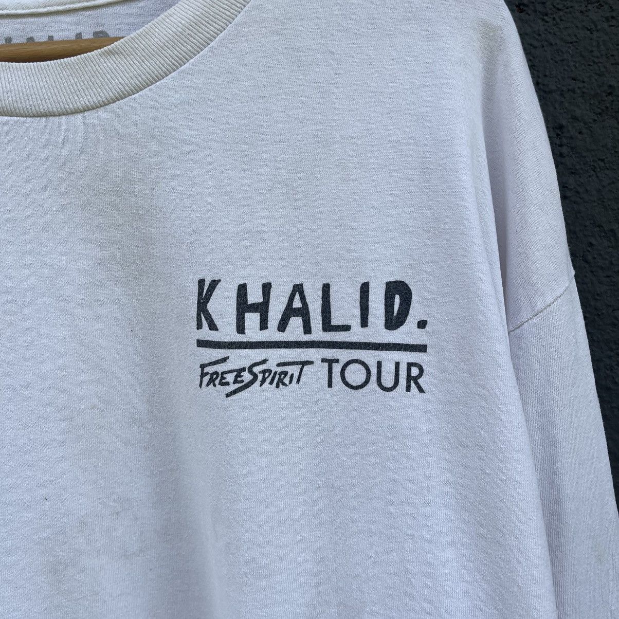 Band Tees Thrashed Khalib Free Spirit 2019 Tour Rap Tee Size US XL / EU 56 / 4 - 3 Thumbnail