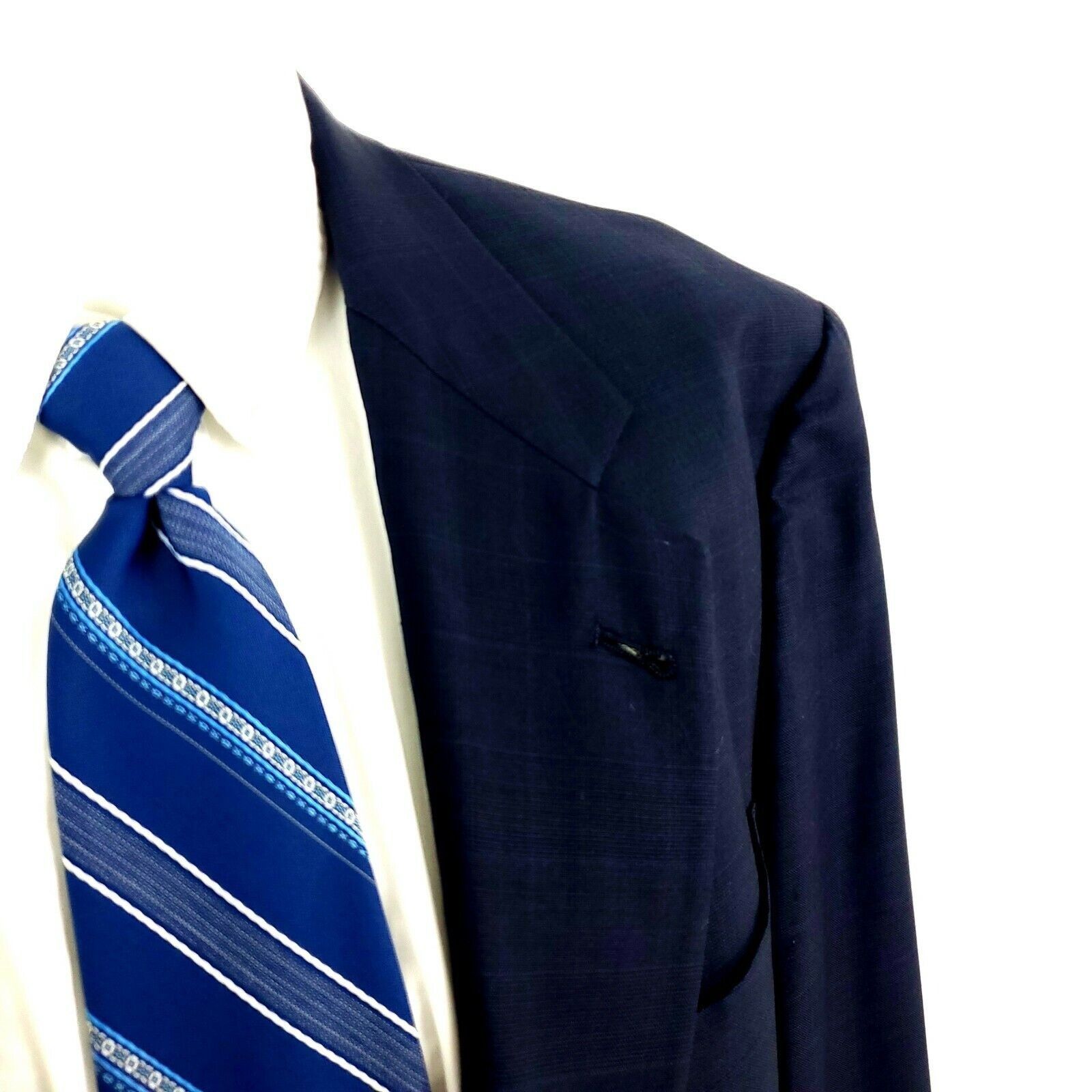 Hart Schaffner Marx Hart Schaffner Marx Gold Trumpeter Wool 2 Button Blazer 44L Size 44L - 2 Thumbnail