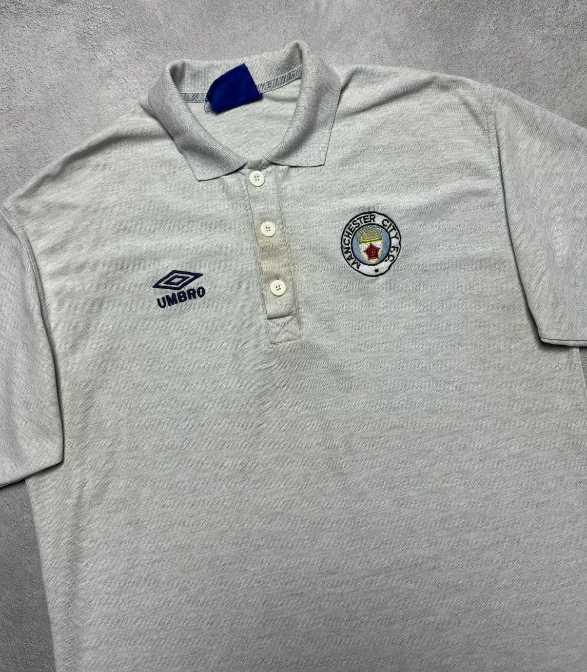 Umbro Umbro Manchester United Football Soccer Polo Shirt Vintage Size US L / EU 52-54 / 3 - 3 Thumbnail