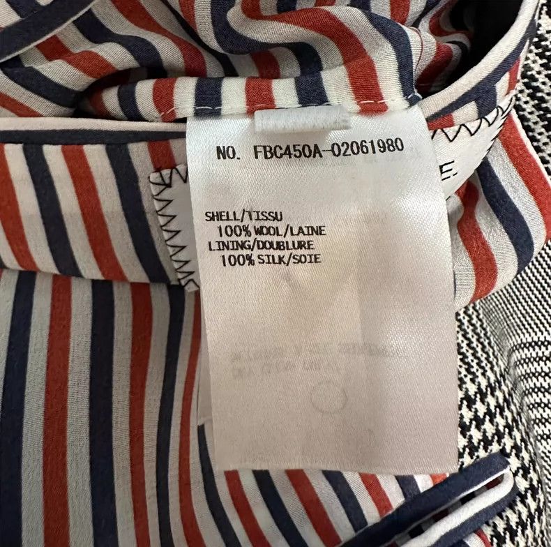 Thom Browne Thom Browne Butterfly knot plaid suit behind Size S / US 4 / IT 40 - 2 Thumbnail